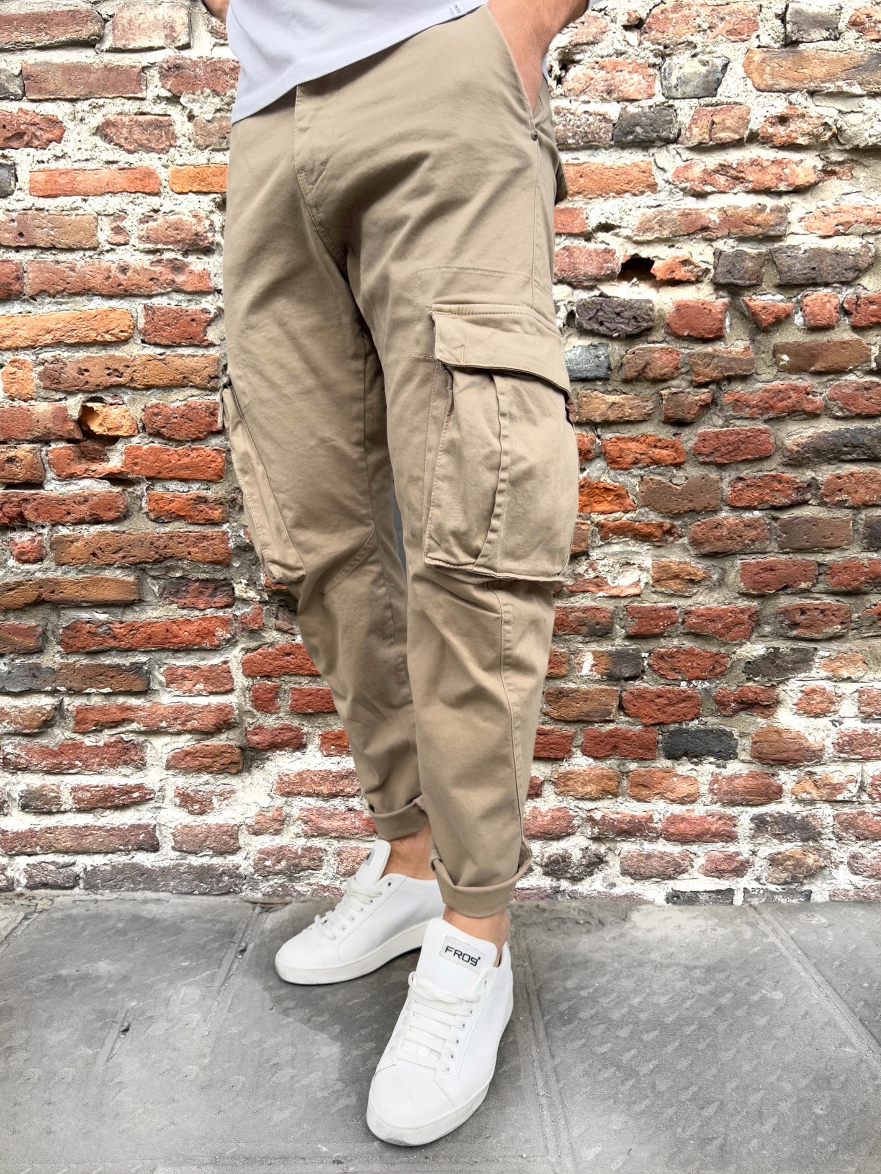 Pantalone Imperial Cargo Beige Rock (9972222886228)