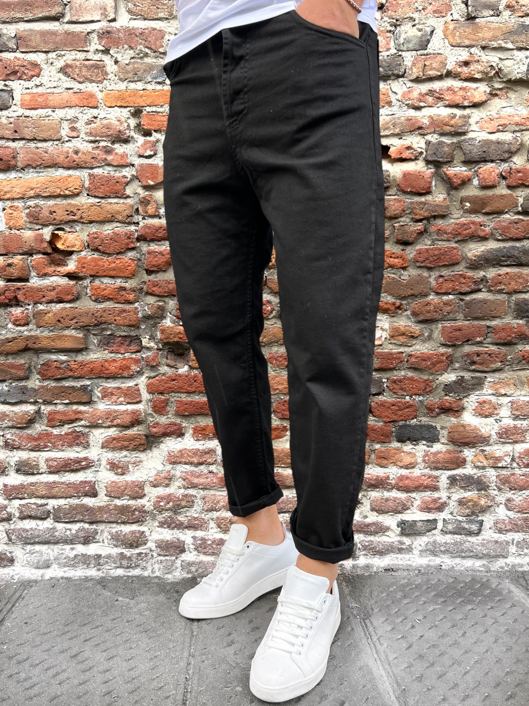 Pantalone Over-D Nero P60 (9745225122132)