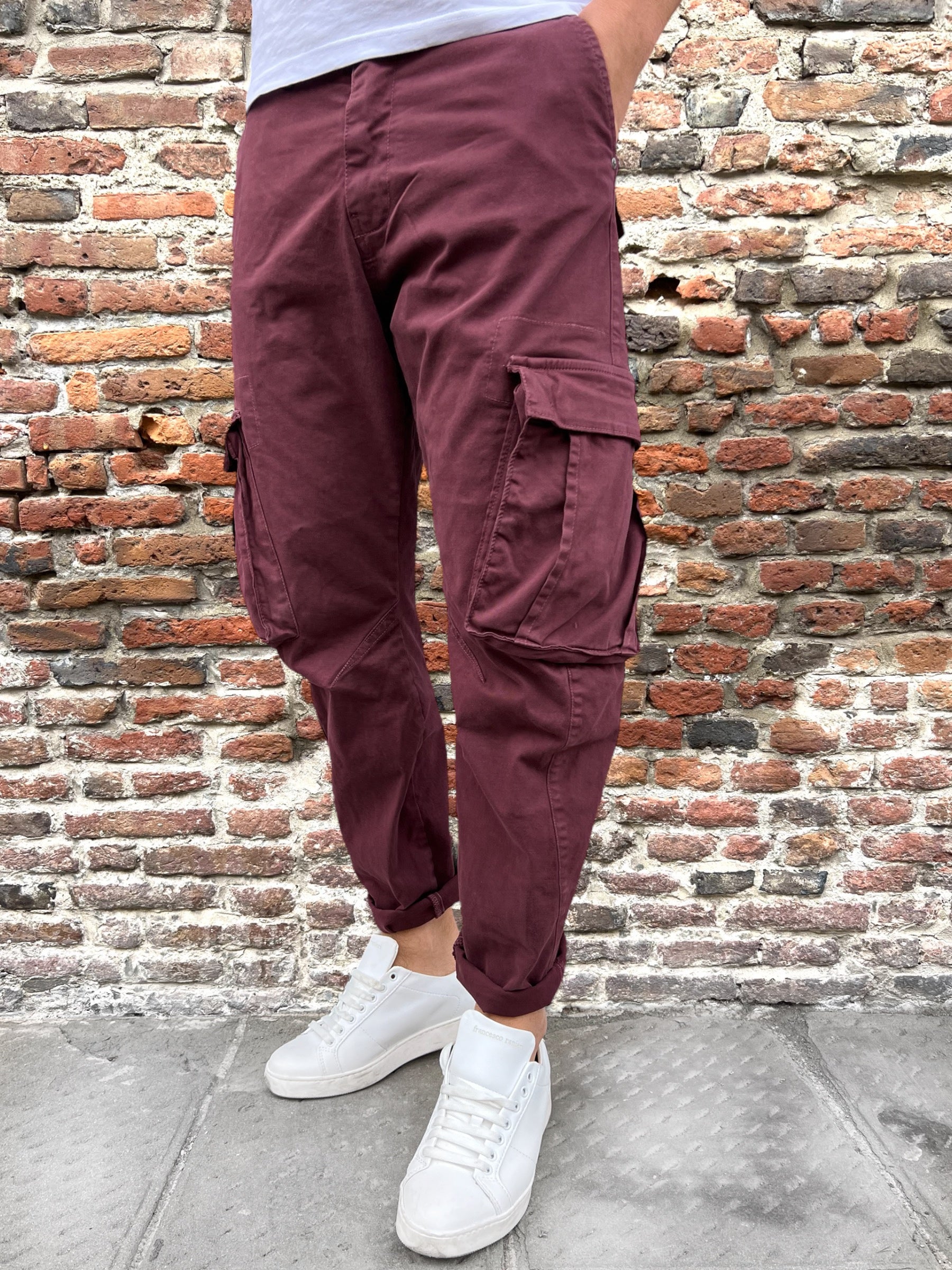 Pantalone Imperial Cargo bordeaux Rock (9771035951444)