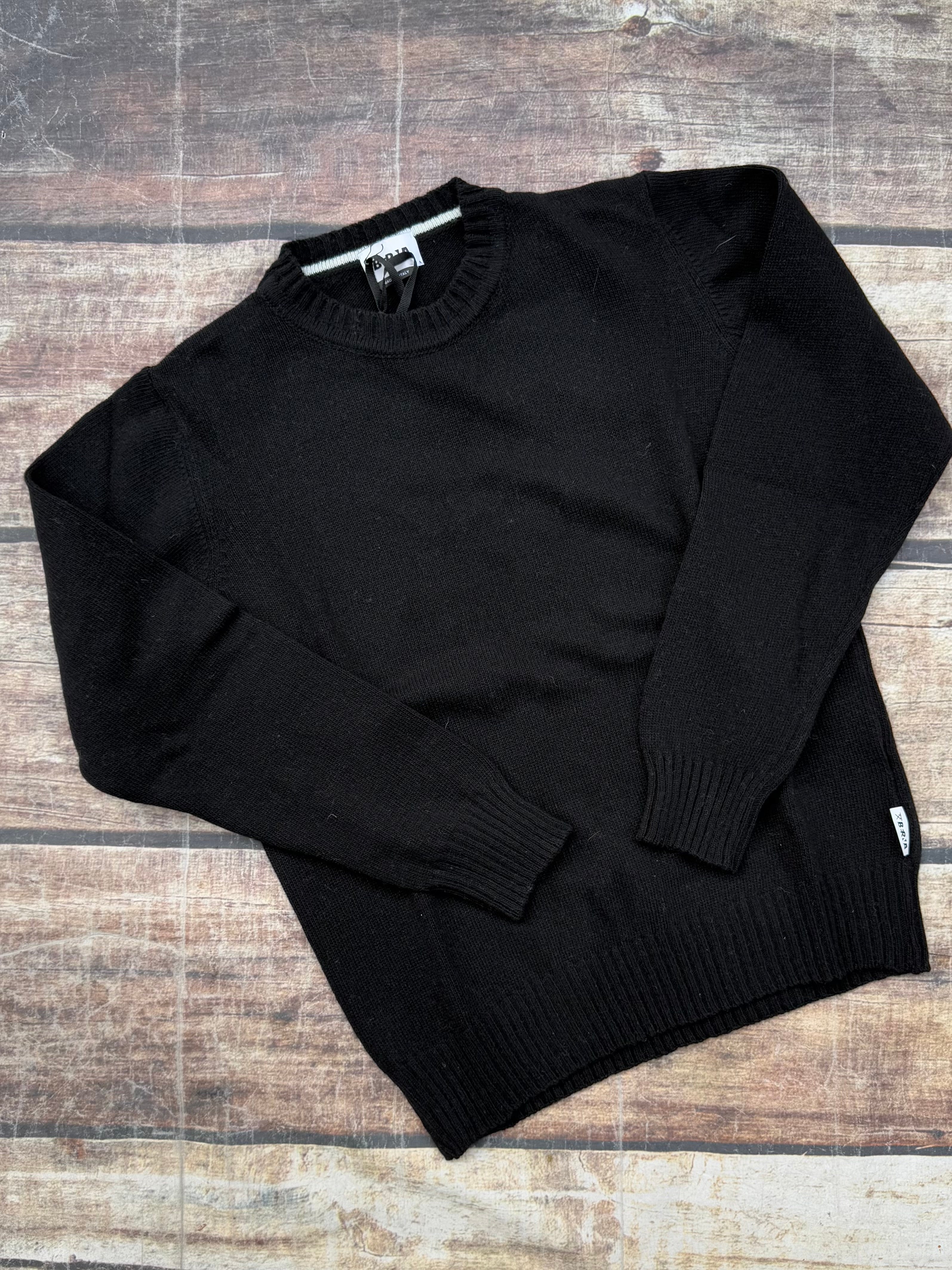 Maglione Berna Rasato Basico Nero (11757889257812)