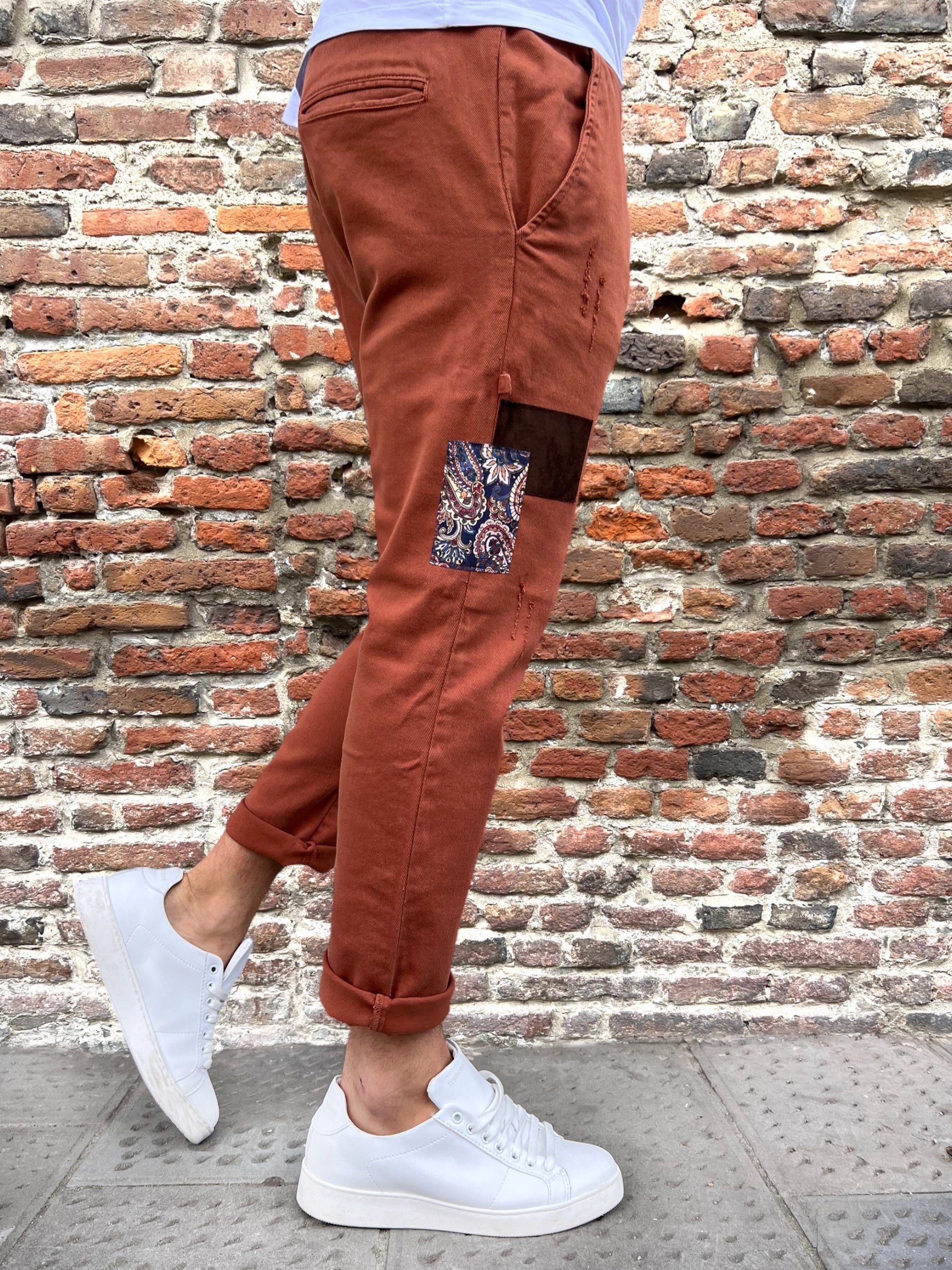 Pantalaccio V2 Patchwork Mattone (9754798752084)