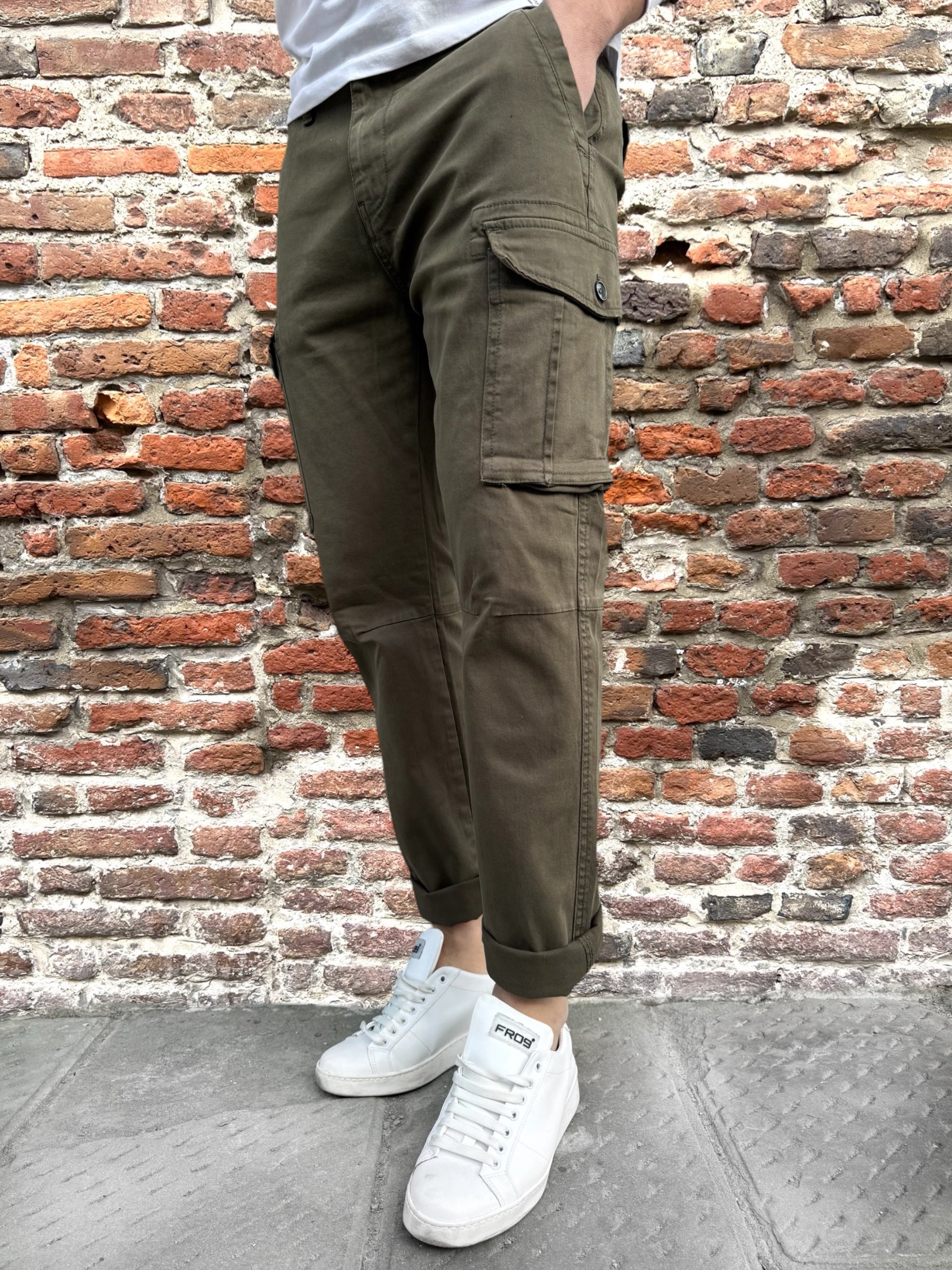 Pantalone Block Eleven Cargo Army (9960839020884)