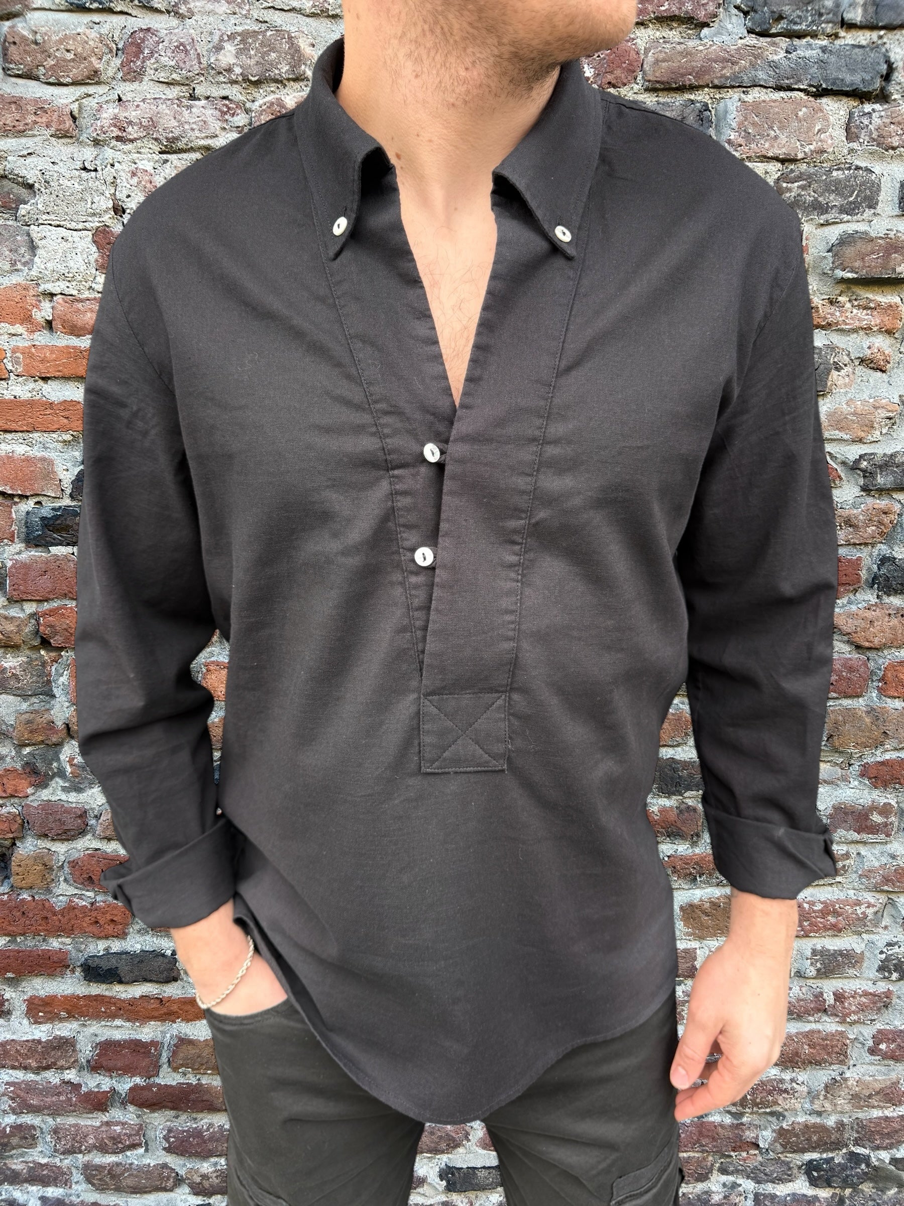 Camicia Alta Tensione vento nera (11833931628884)