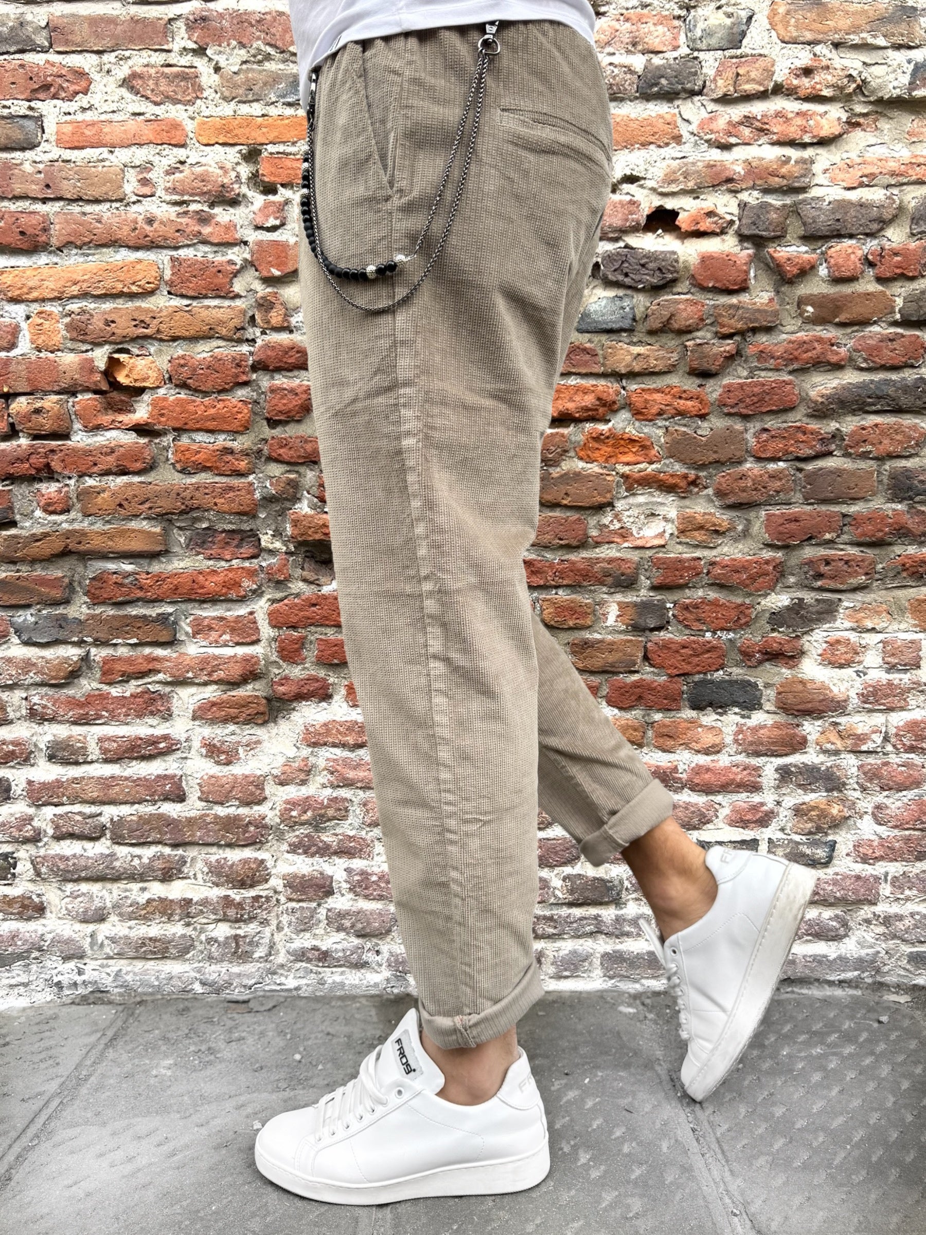 Pantalaccio Gianni Lupo Velluto Fango 102 (9927708574036)