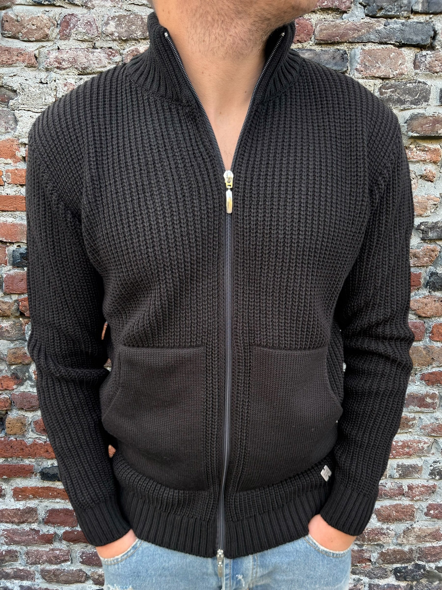 Maglia Block Eleven Zip Nera Mastandrea (9850963919188)