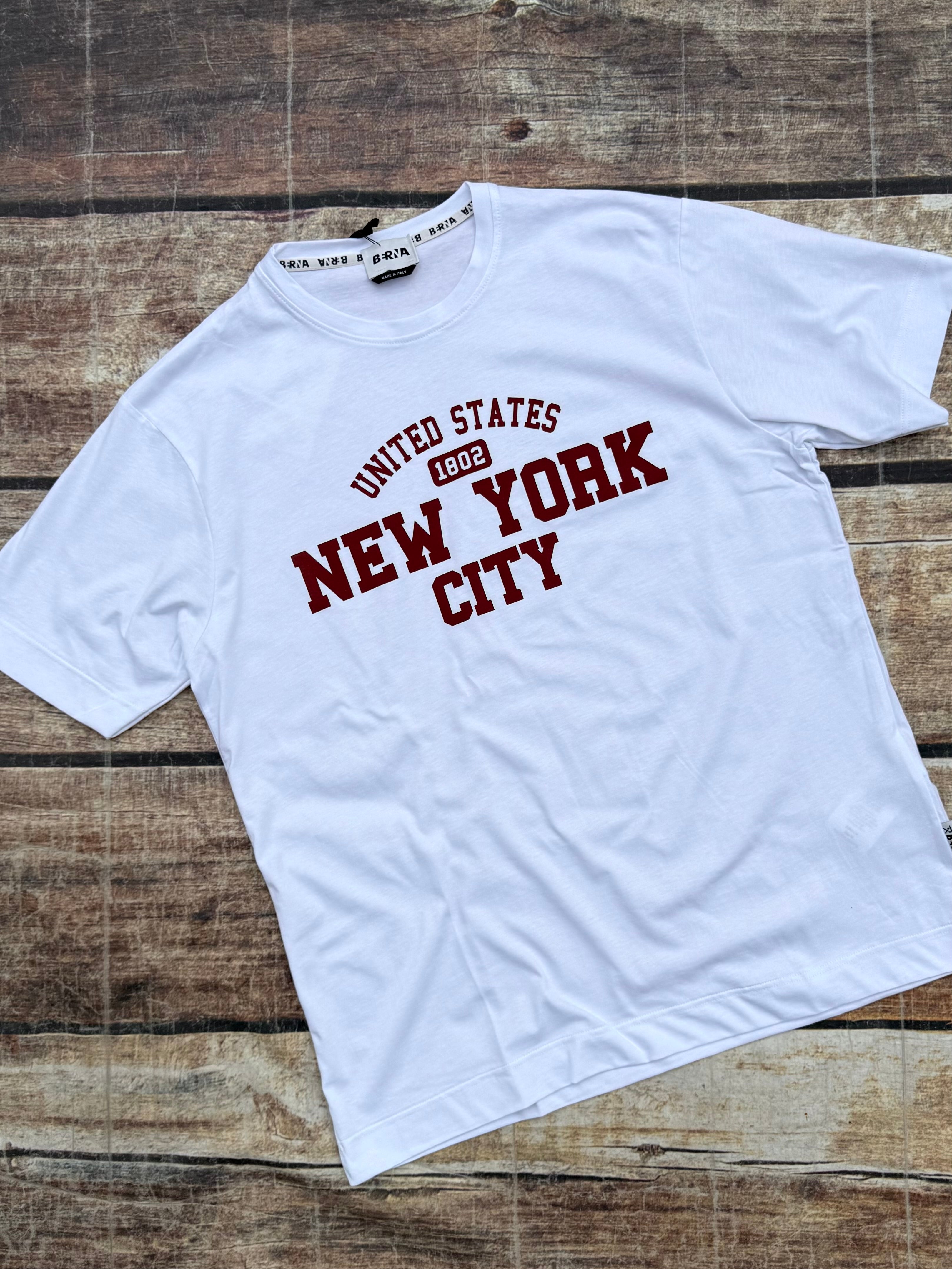 T-shirt Berna New York Bianca (11807816515924)