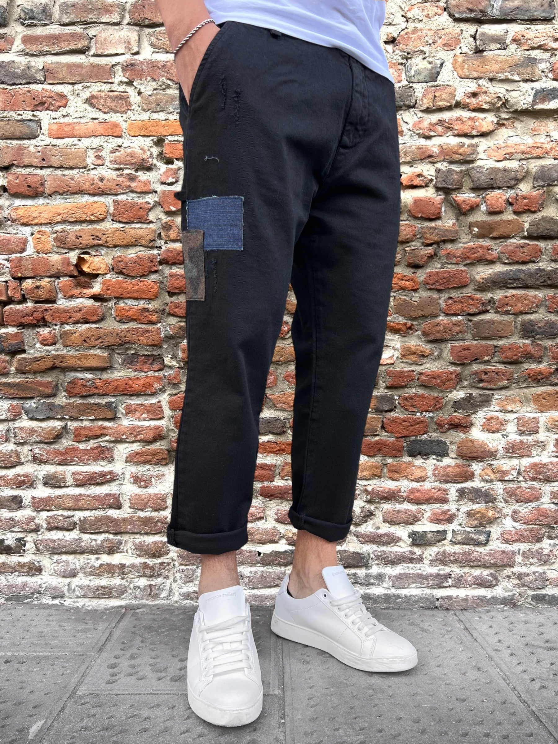 Pantalaccio V2 Patchwork Nero (9754798948692)