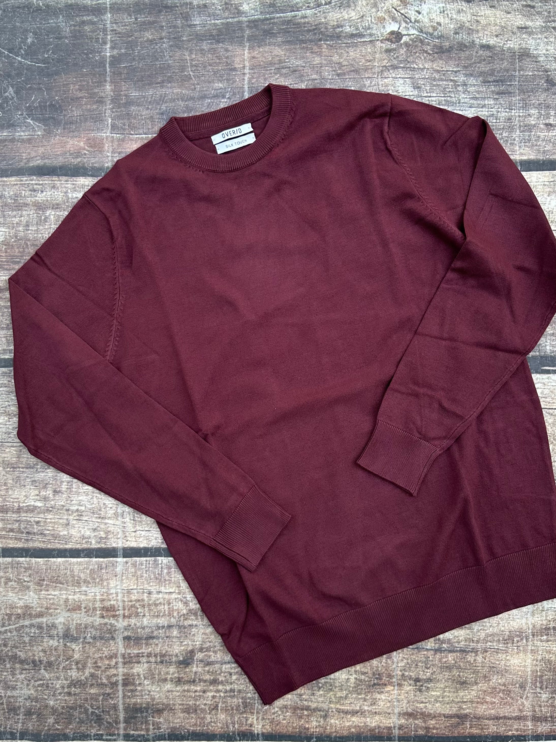 Maglioncino Over-D Bordeaux M01 (9721087787348)