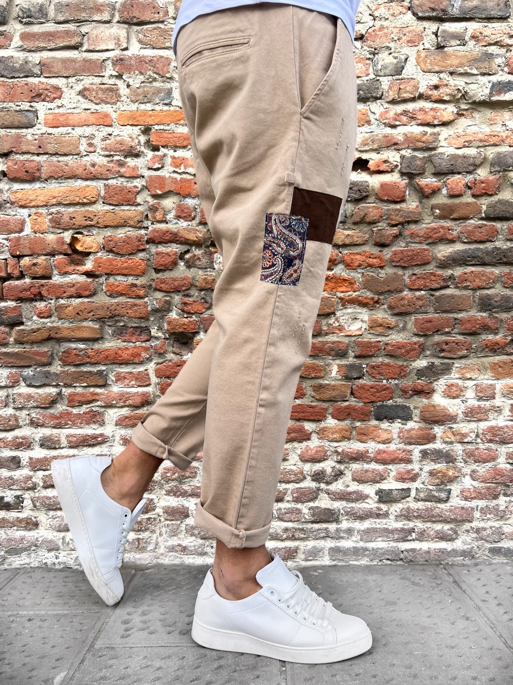 Pantalaccio V2 Patchwork Beige (9754799112532)