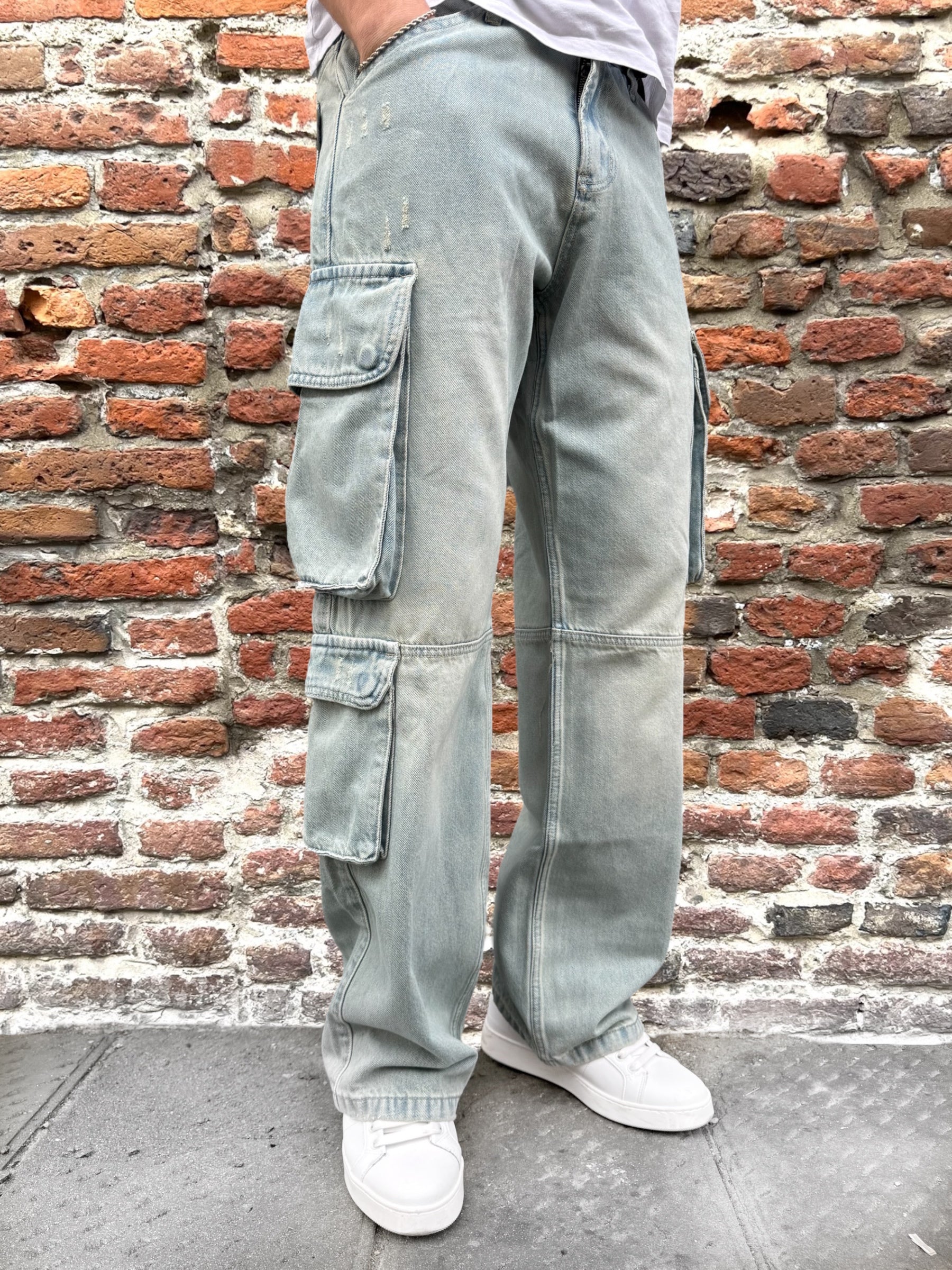 Jeans Berna Cargo Sporcato (11832082858324)