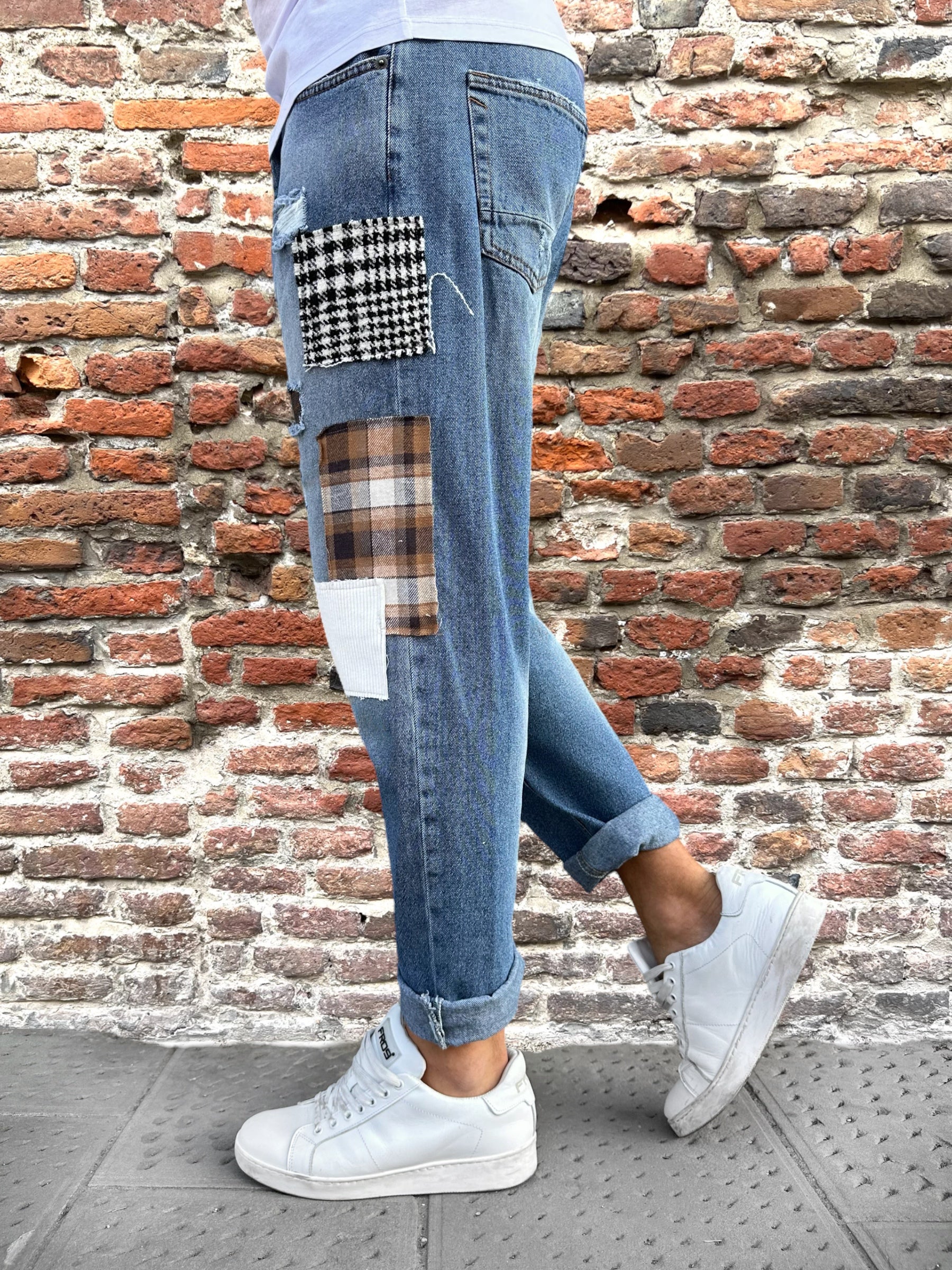 Jeans Block Eleven Patchwork 130 (9722060046676)