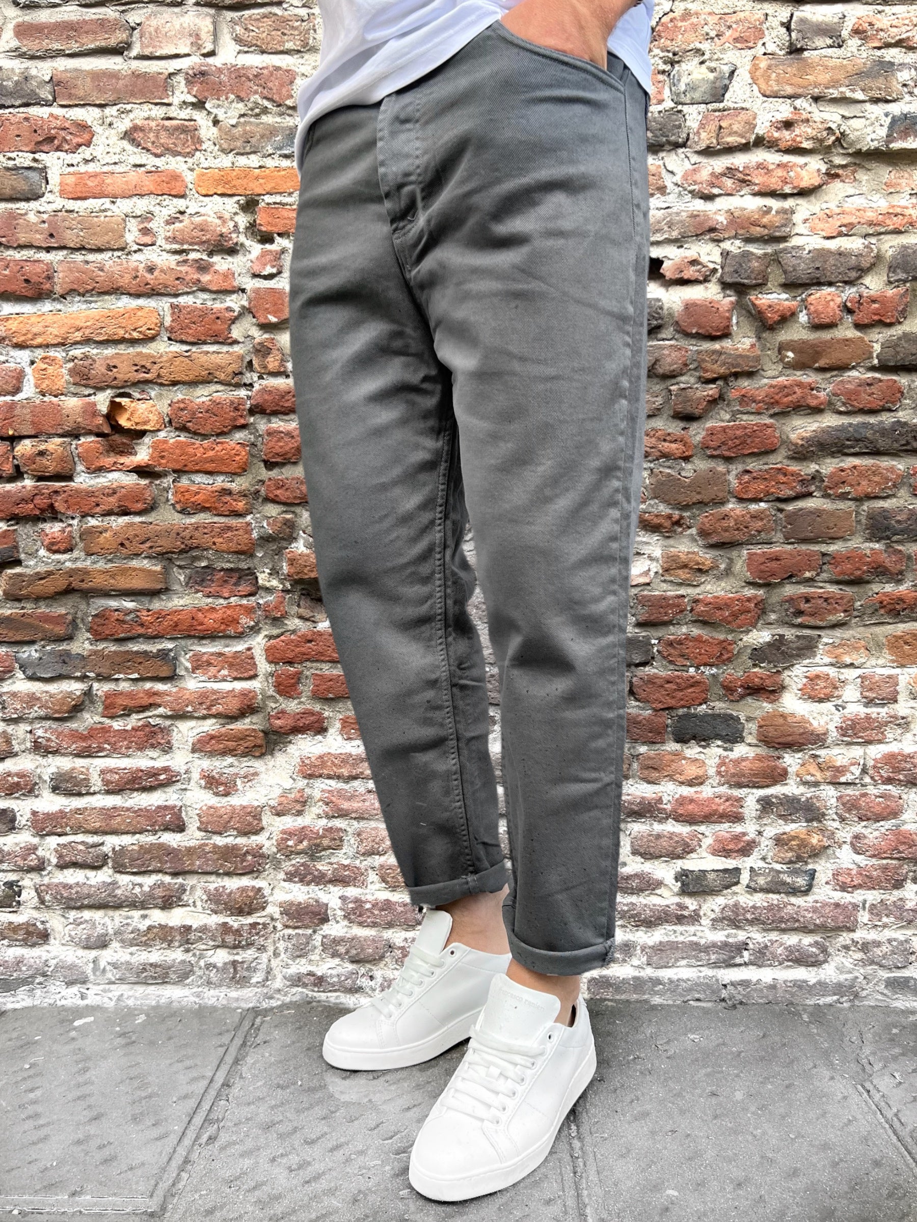 Pantalone Over-D Grigio P60 (9745224696148)