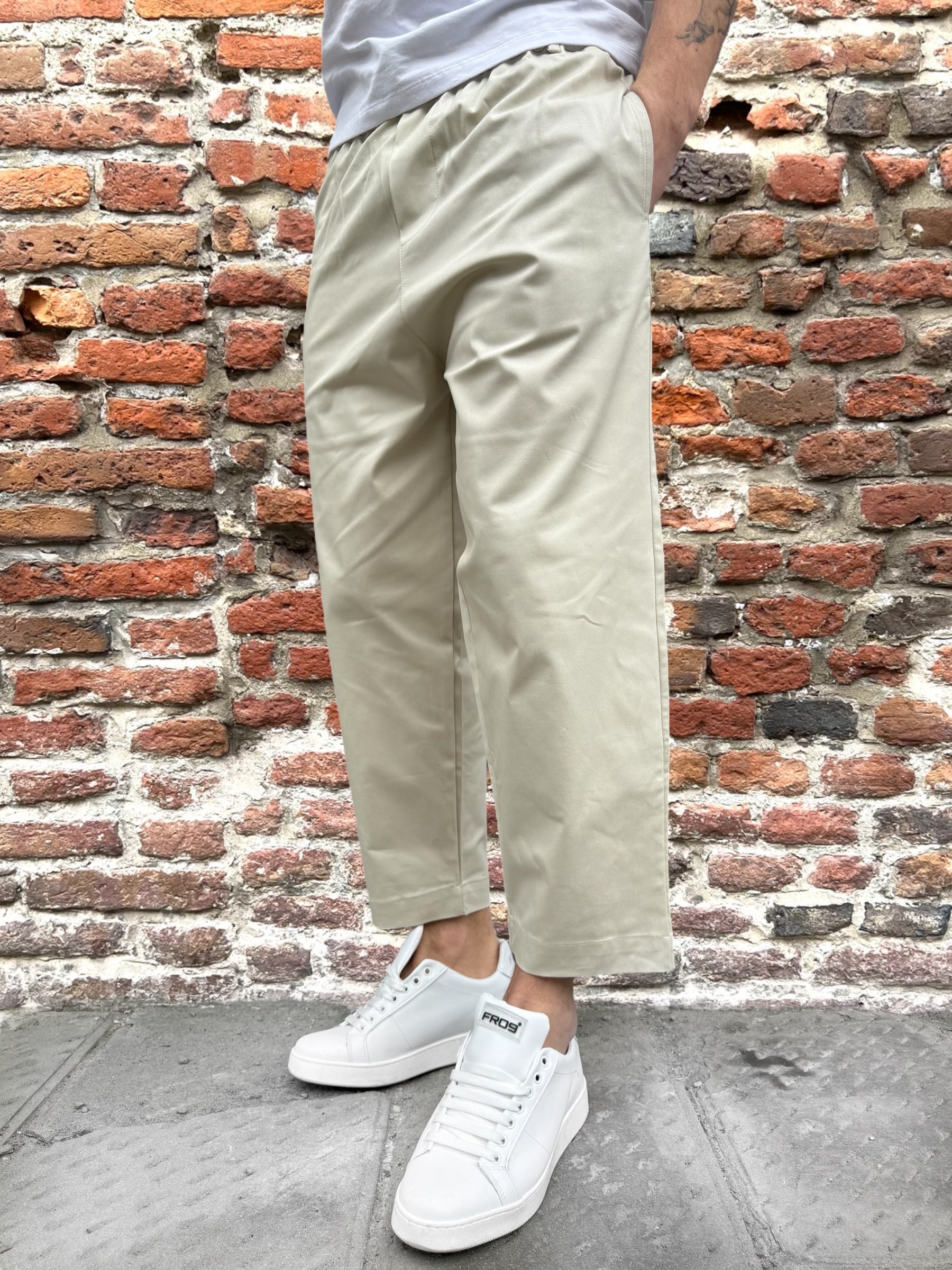 Pantalone Why Not Brand Shibuya Beige PL69 (11841304658260)