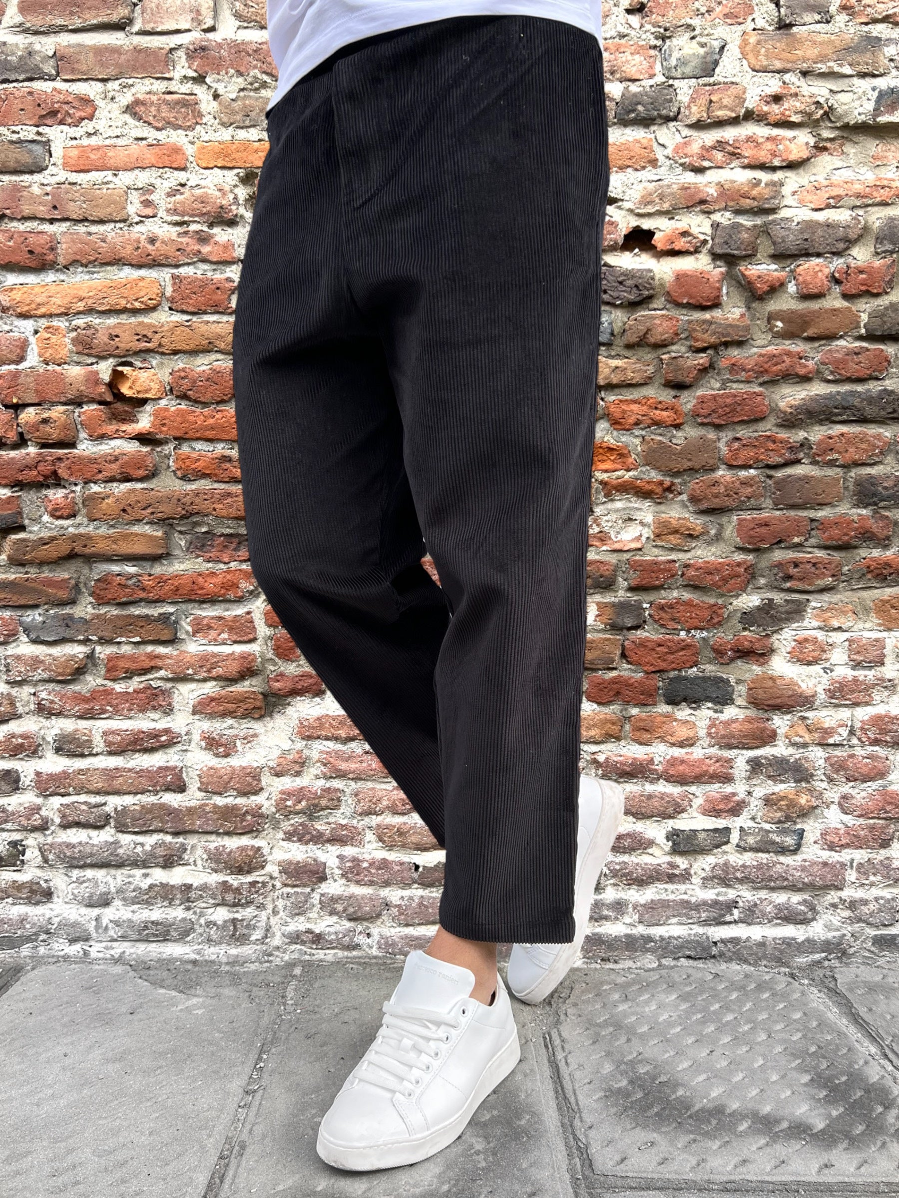 Pantalaccio Why Not Brand Shibuya Velvet Nero PL56 (9750604546388)