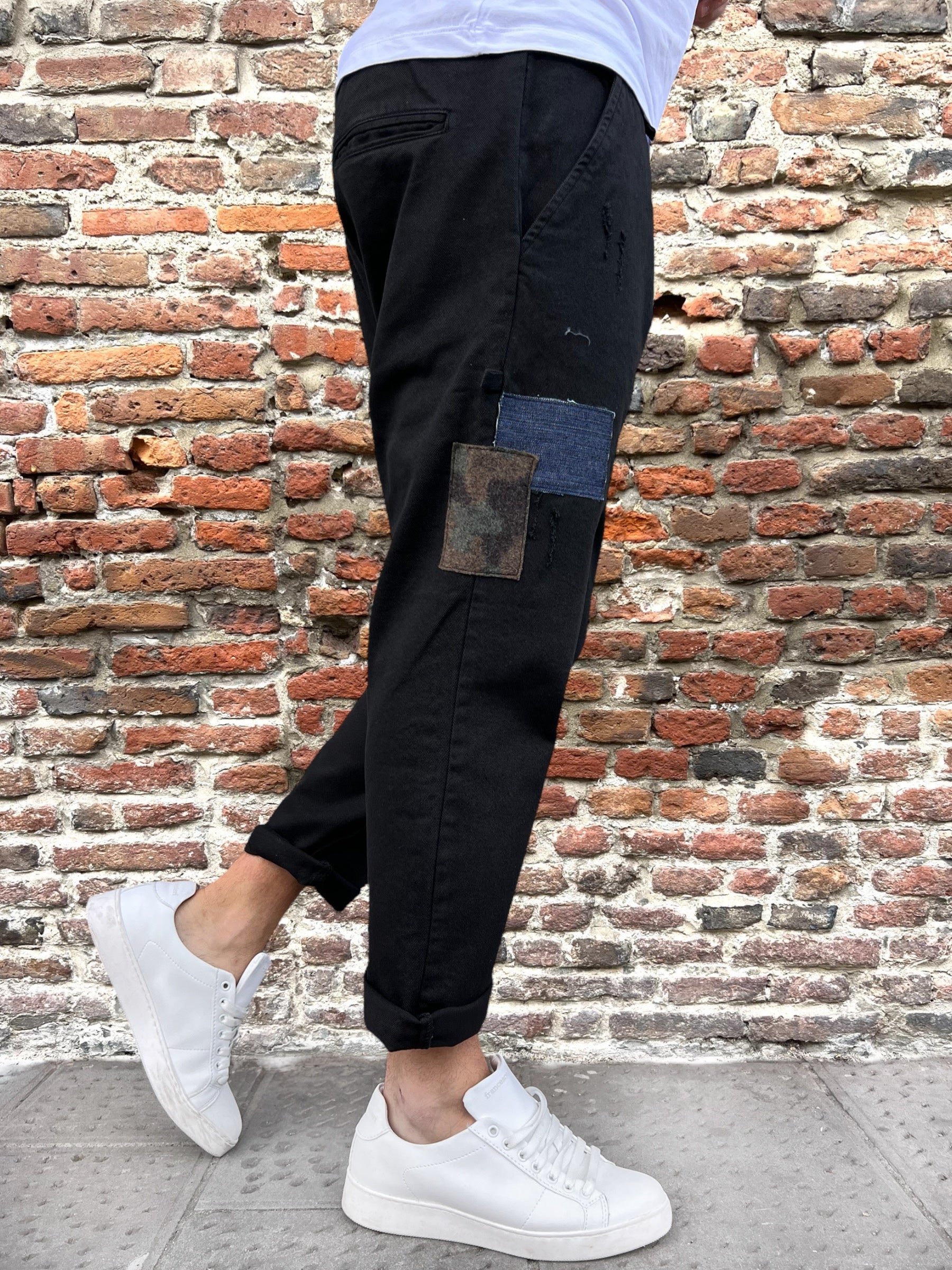 Pantalaccio V2 Patchwork Nero (9754798948692)