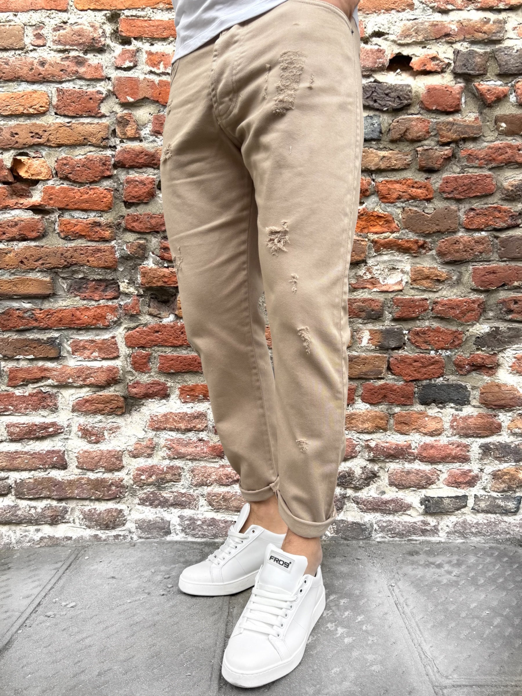 Pantalone Block Eleven Bull Denim Sabbia (11827964576084)