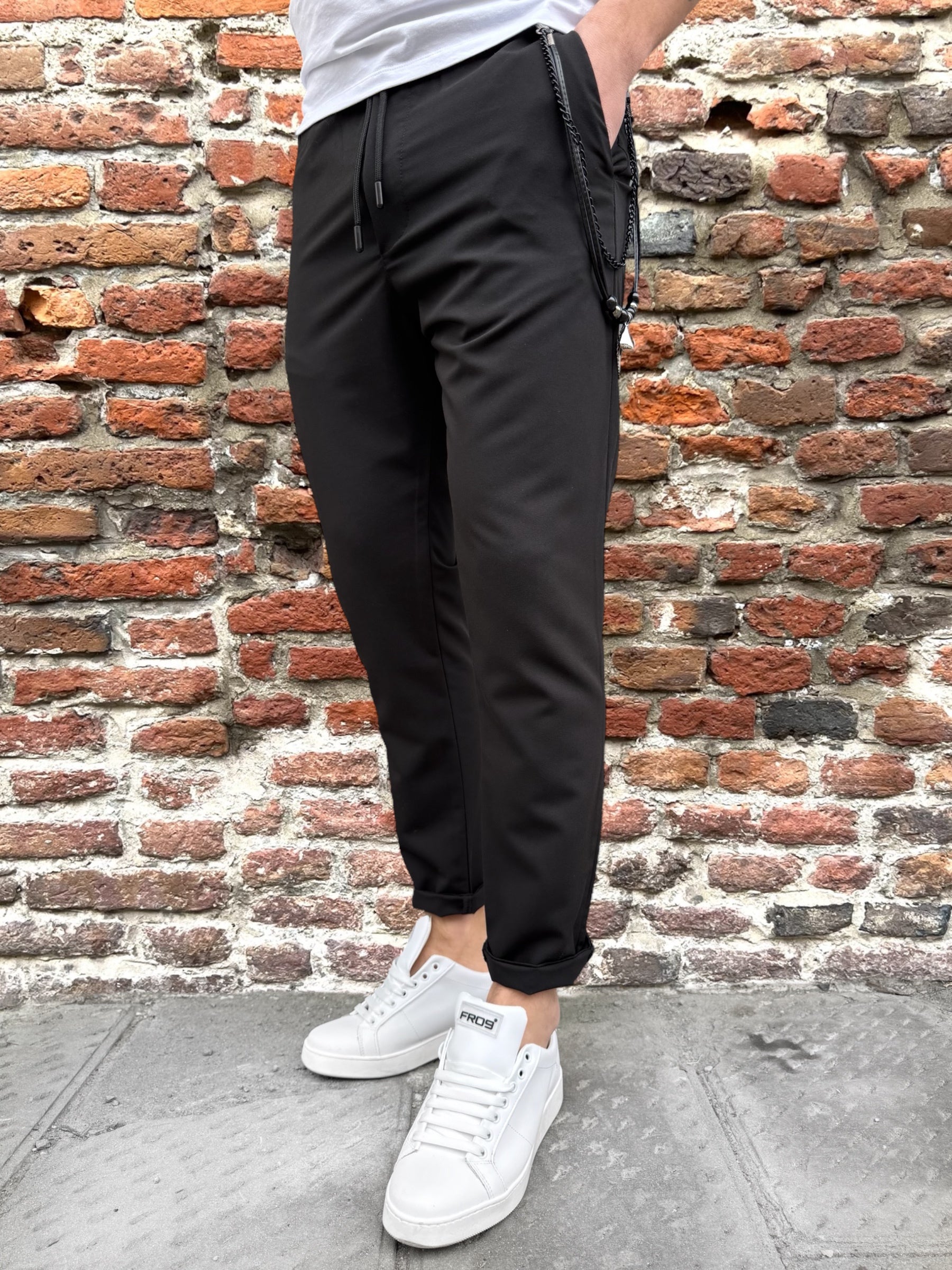 Pantalaccio Over-D Tapered Fit Nero P60 (11841895498068)