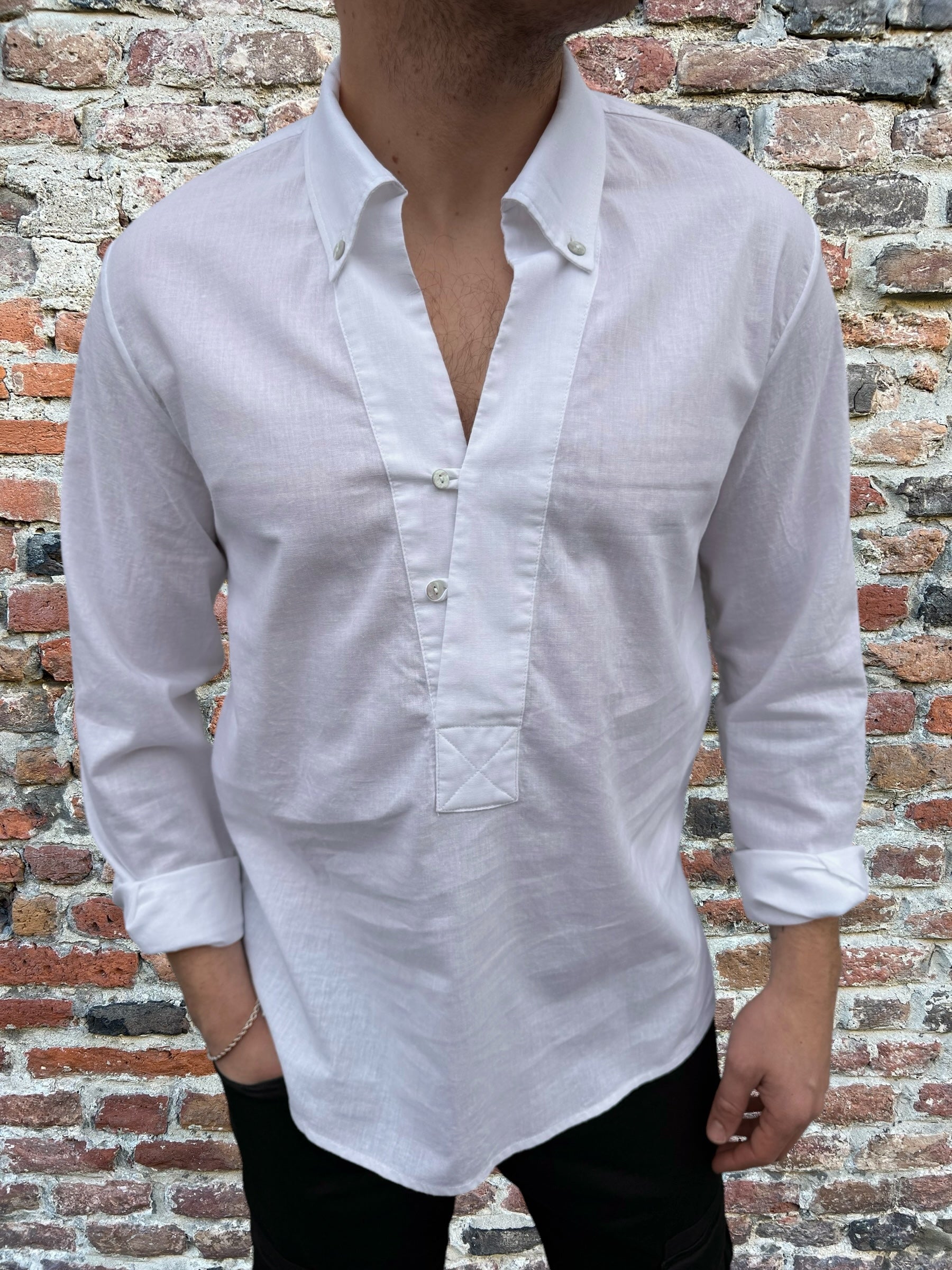 Camicia Alta Tensione vento Bianca (11833932415316)