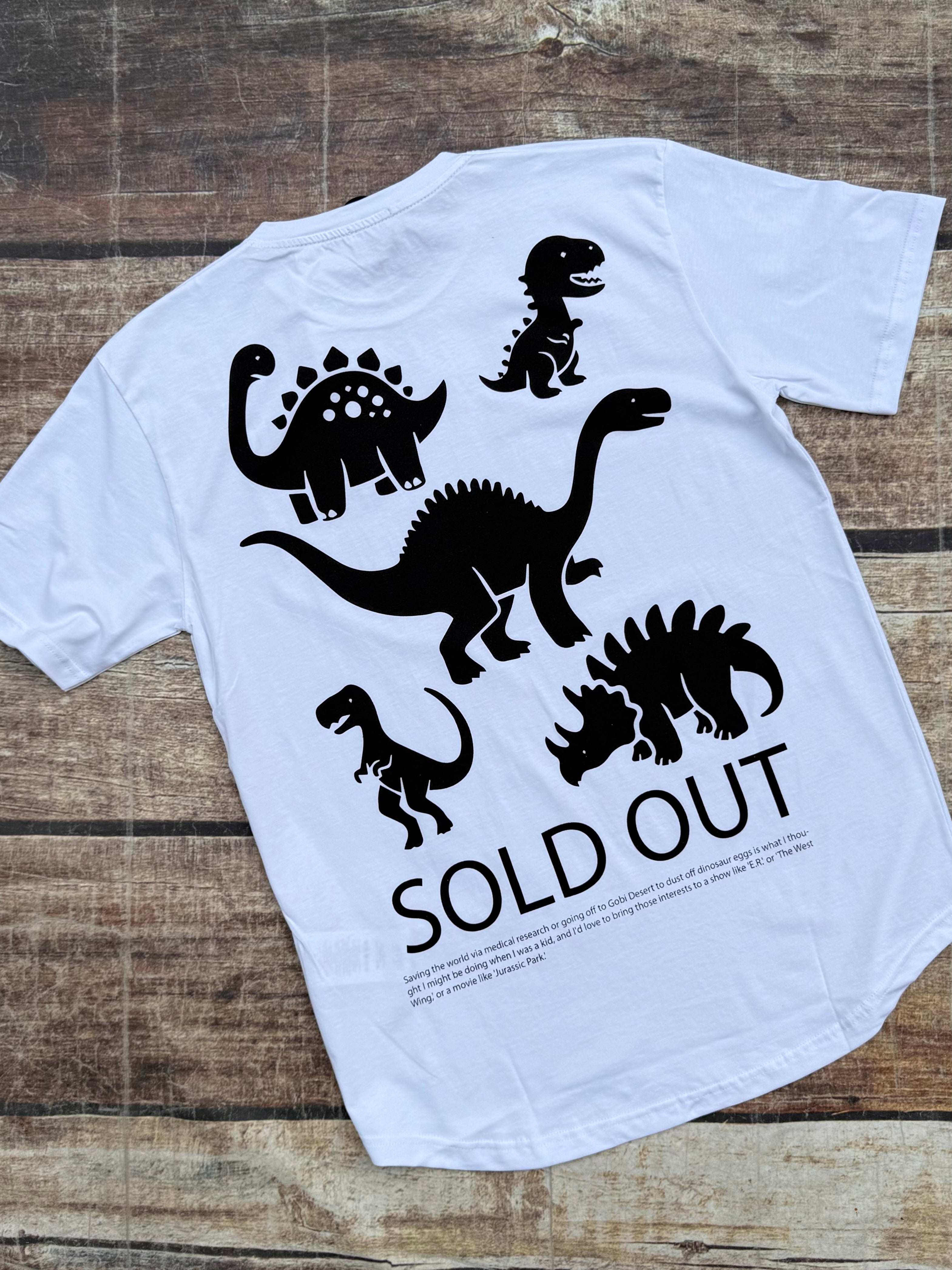 T-shirt Berna Dinosauri Bianca 077 (11807814451540)