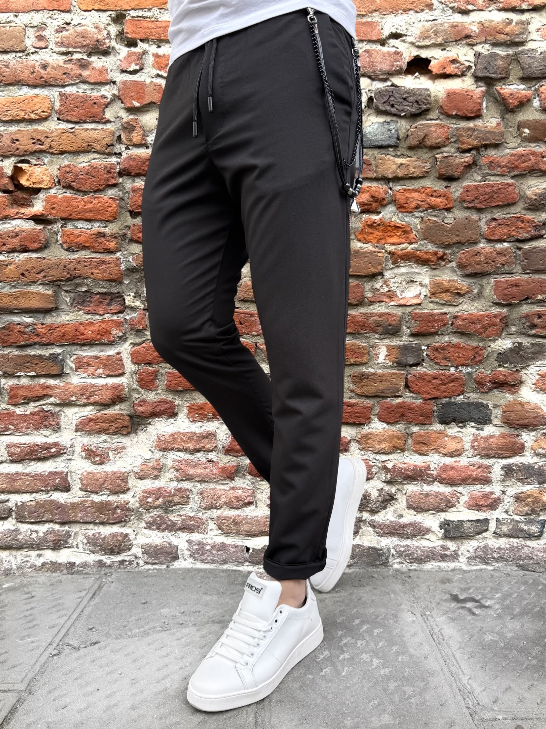 Pantalaccio Over-D Tapered Fit Nero P60 (11841895498068)