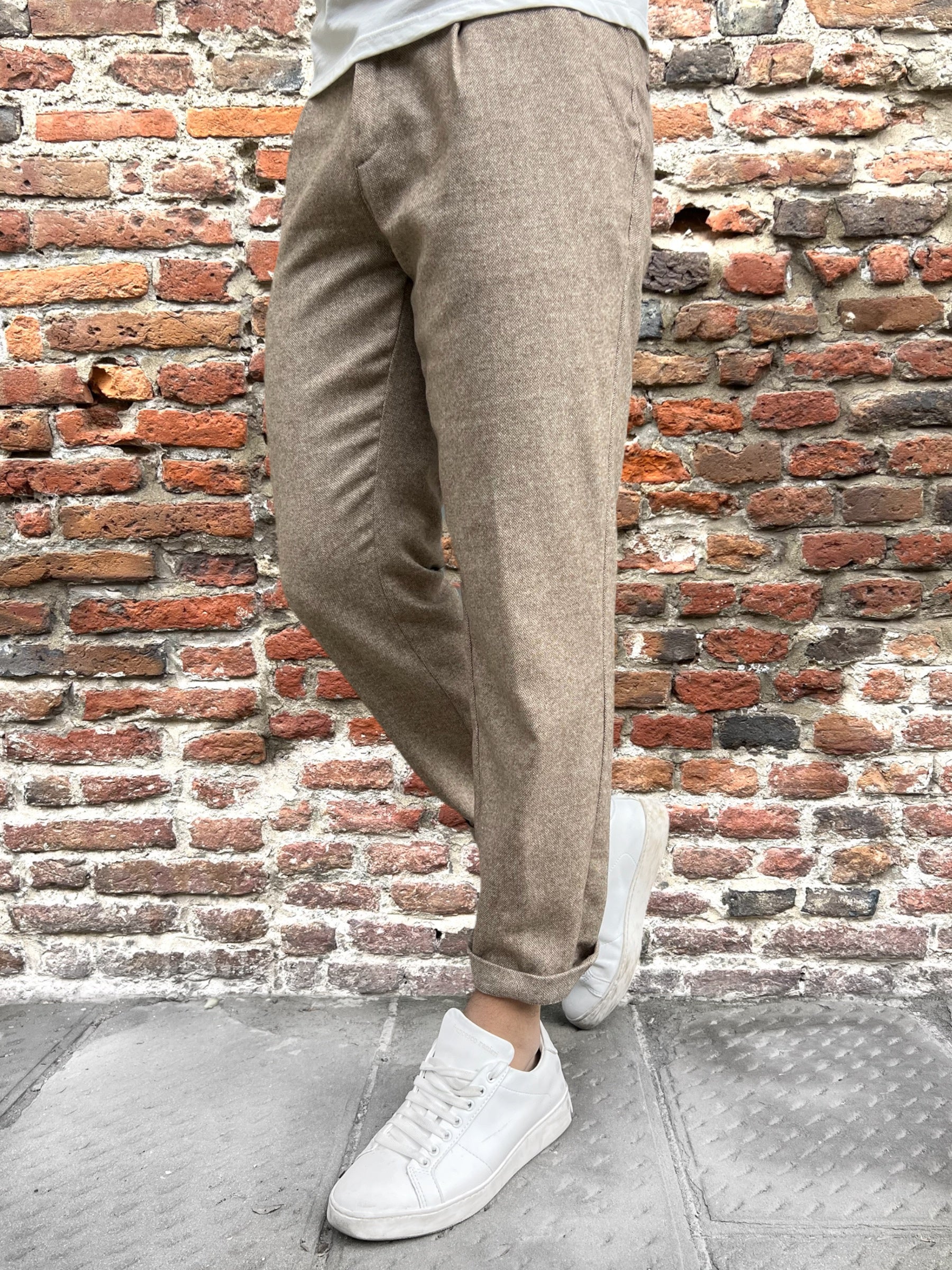 Pantalone Alta Tensione Festa Beige 2540 (9803962810708)