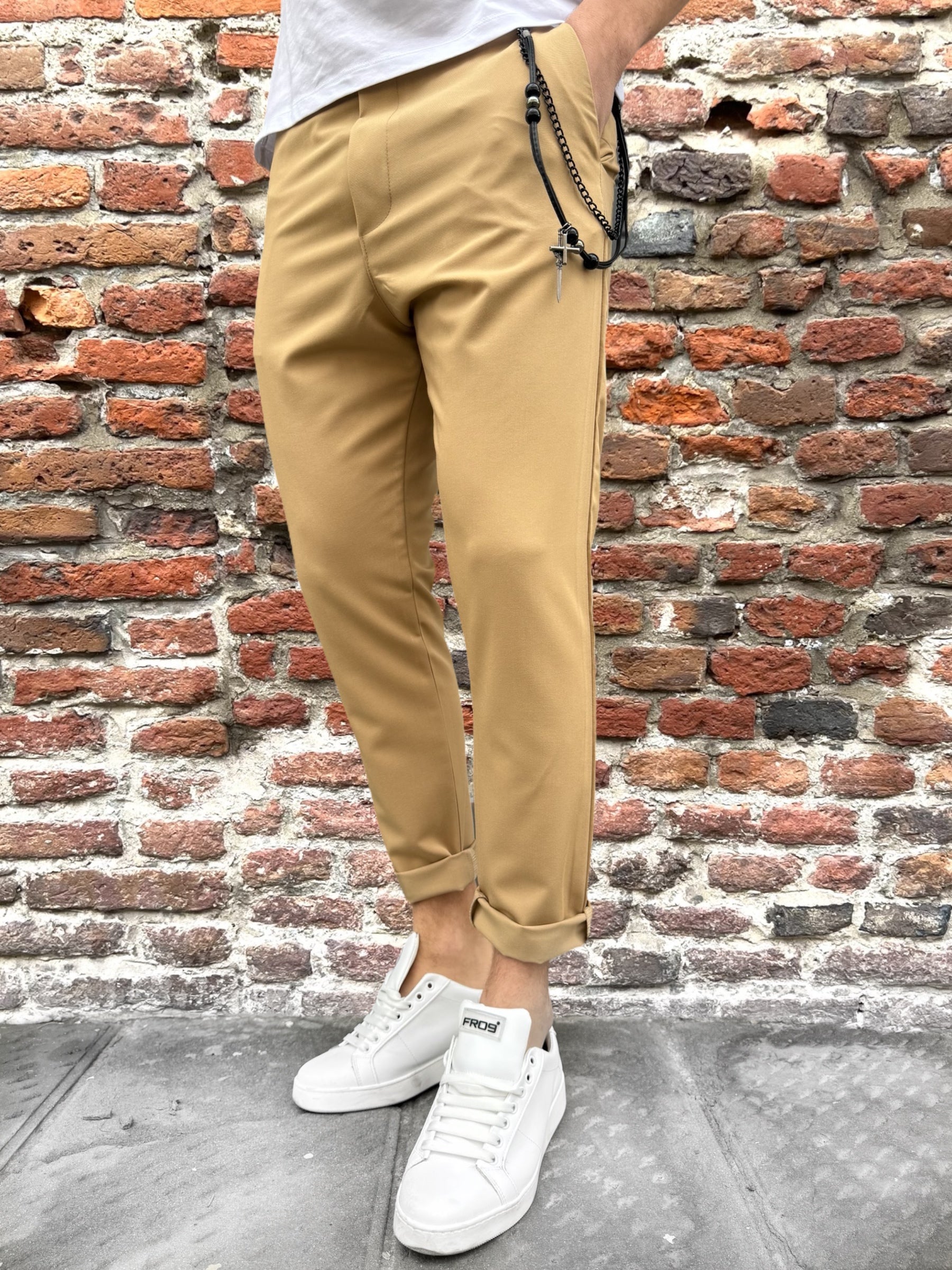 Pantalaccio Over-D Tapered Fit Cammello P60 (11882267541844)