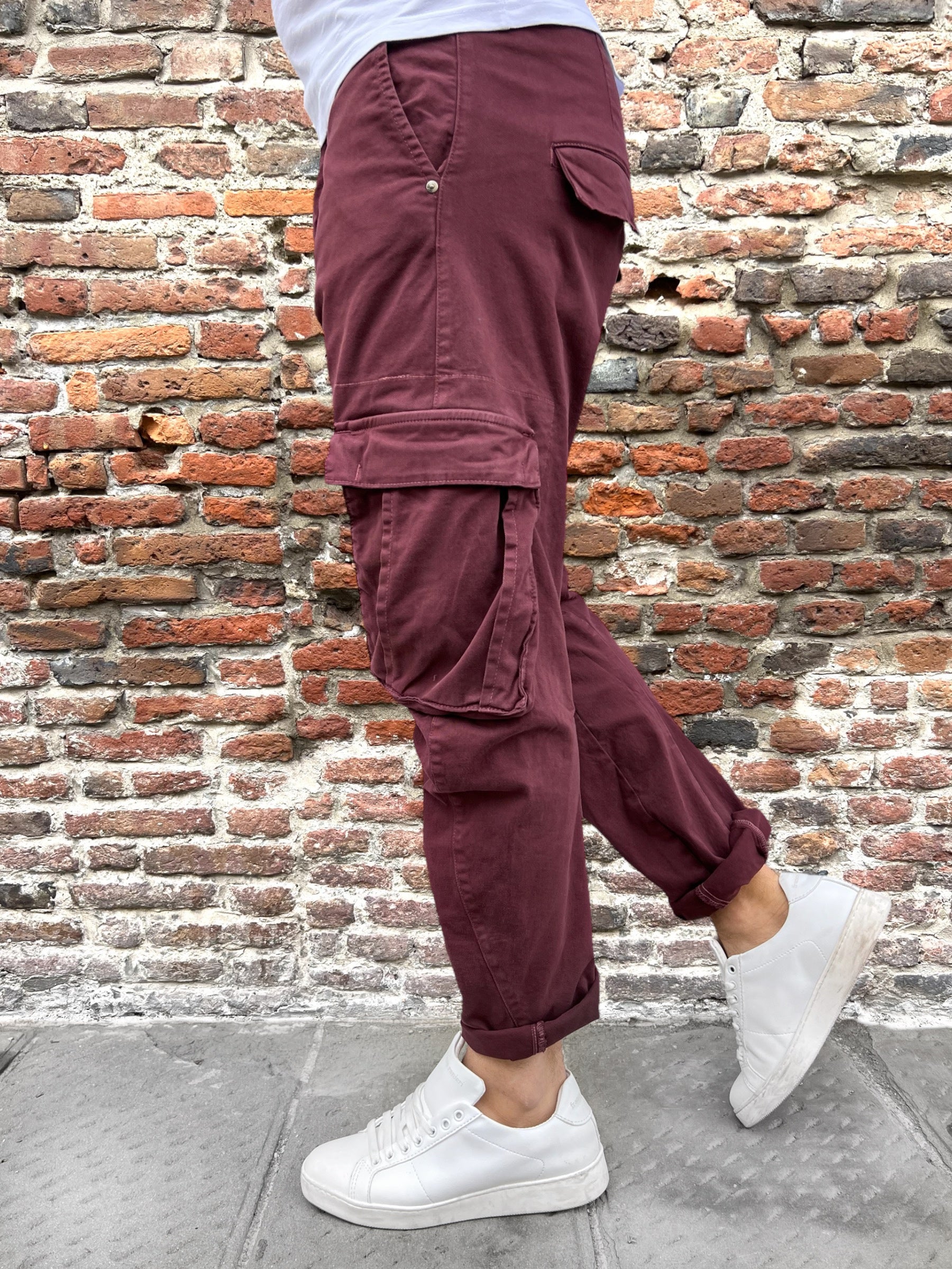 Pantalone Imperial Cargo bordeaux Rock (9771035951444)