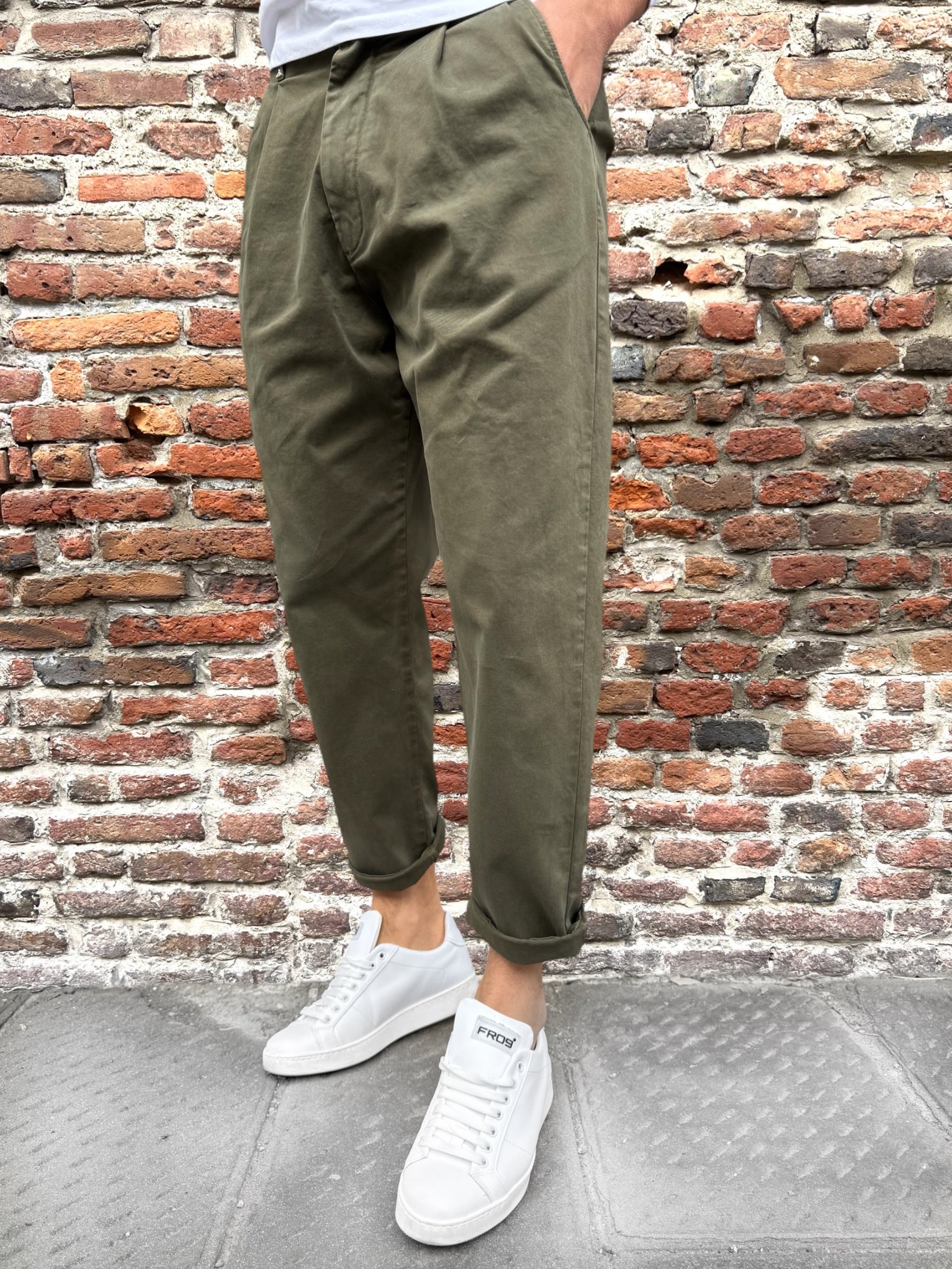 Pantalone Berna Japan Avocado 6094 (9880027234644)