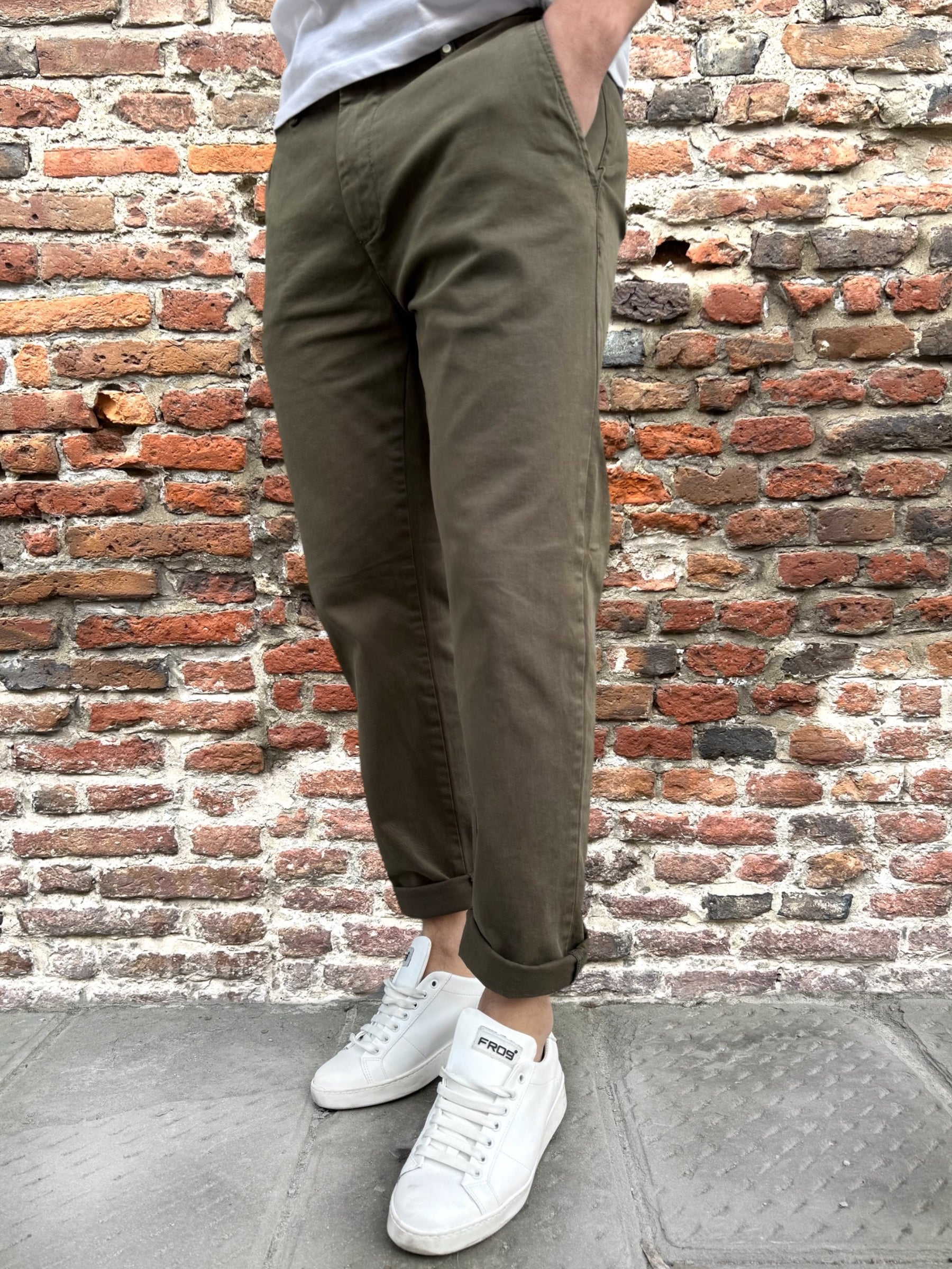 Pantalone Block Eleven Chinos Army (9960832336212)