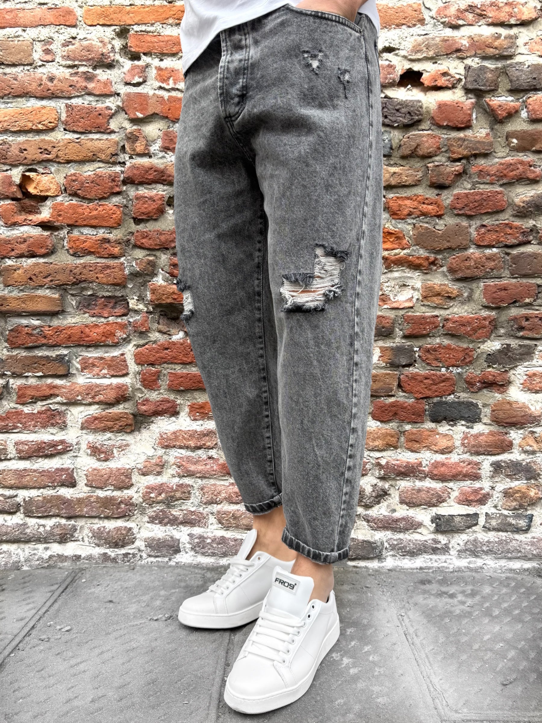 Jeans Block Eleven Grigio Coulisse 1630 (11816479064404)