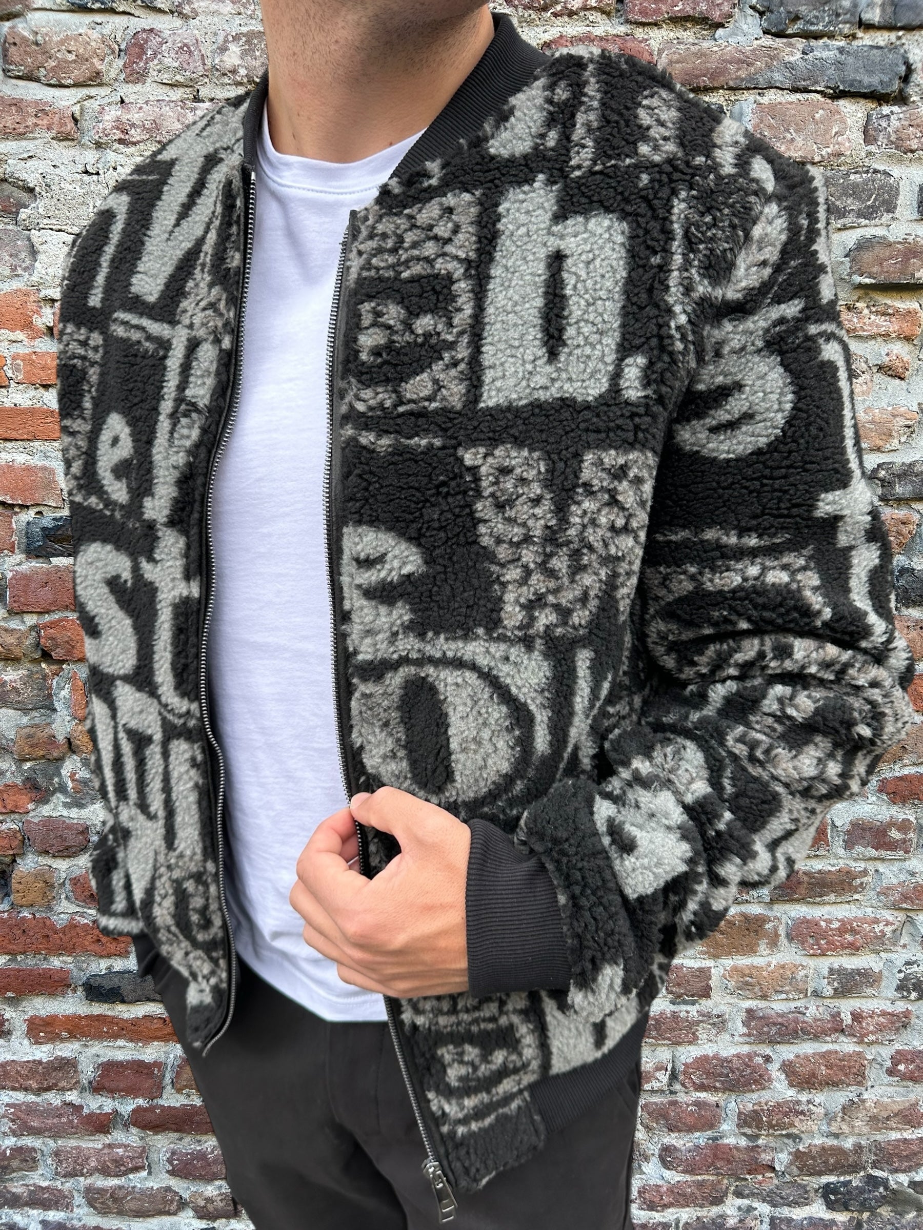 Bomber Imperial Nero Scritte 1900 (9771426283860)