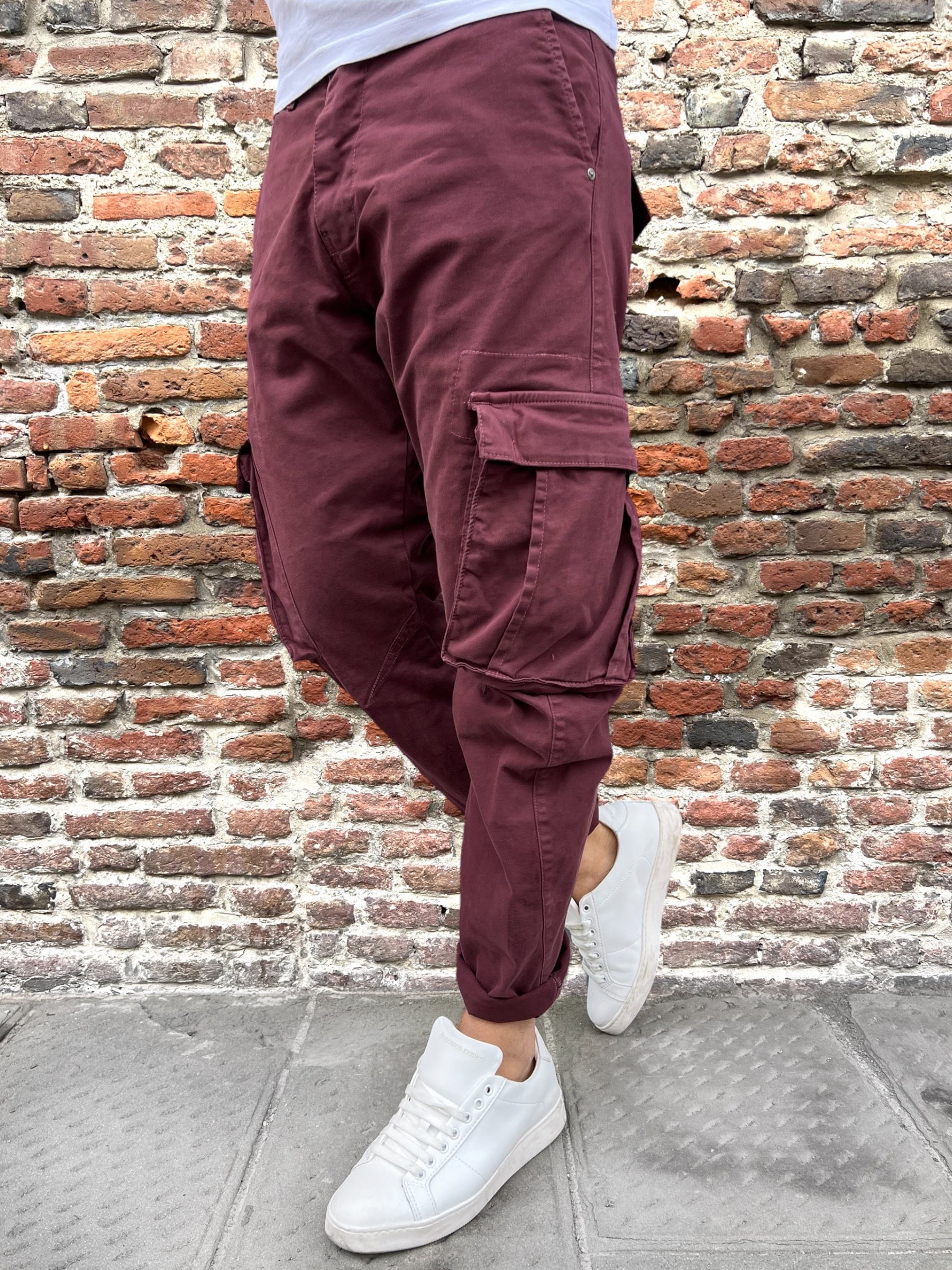 Pantalone Imperial Cargo bordeaux Rock (9771035951444)