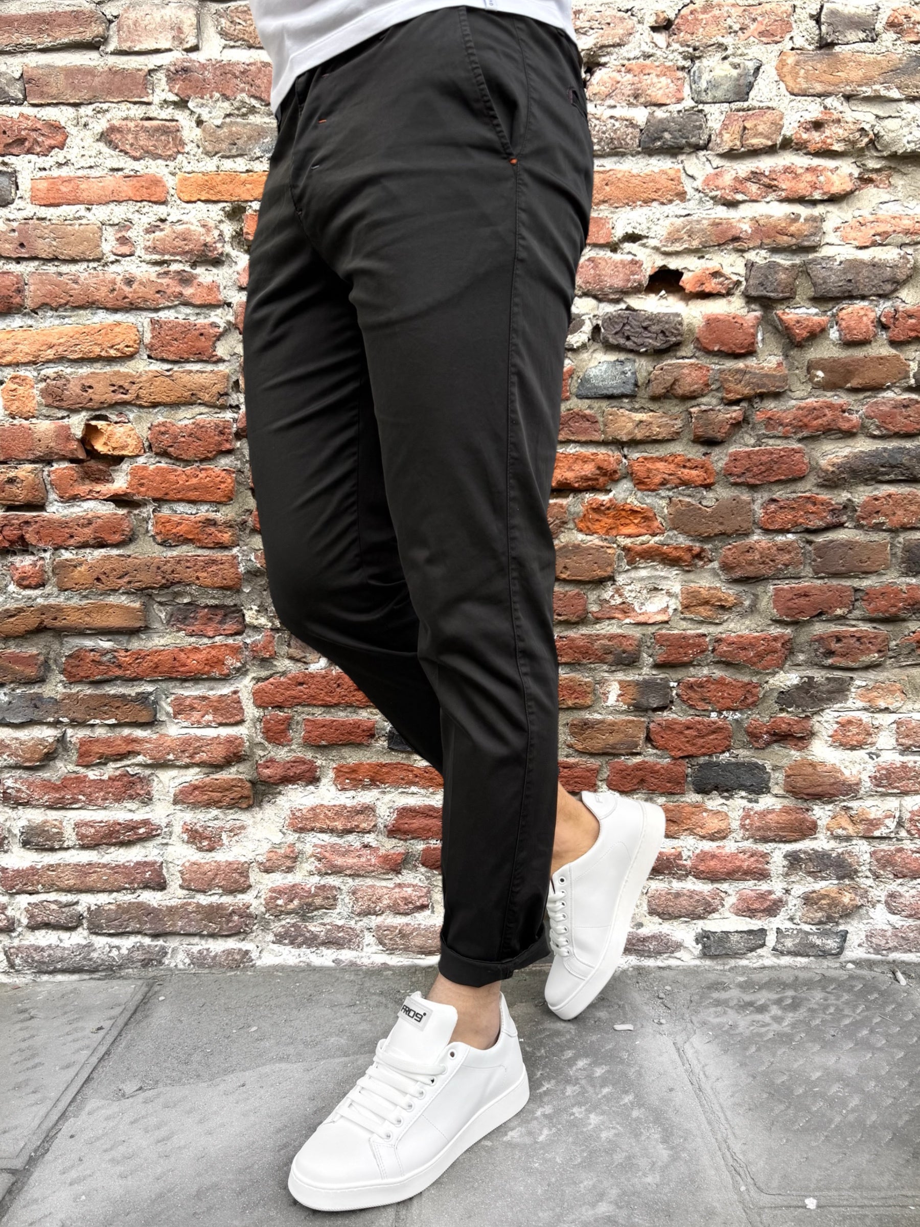 Pantalone Berna Chinos Nero 1103 (11806907007316)