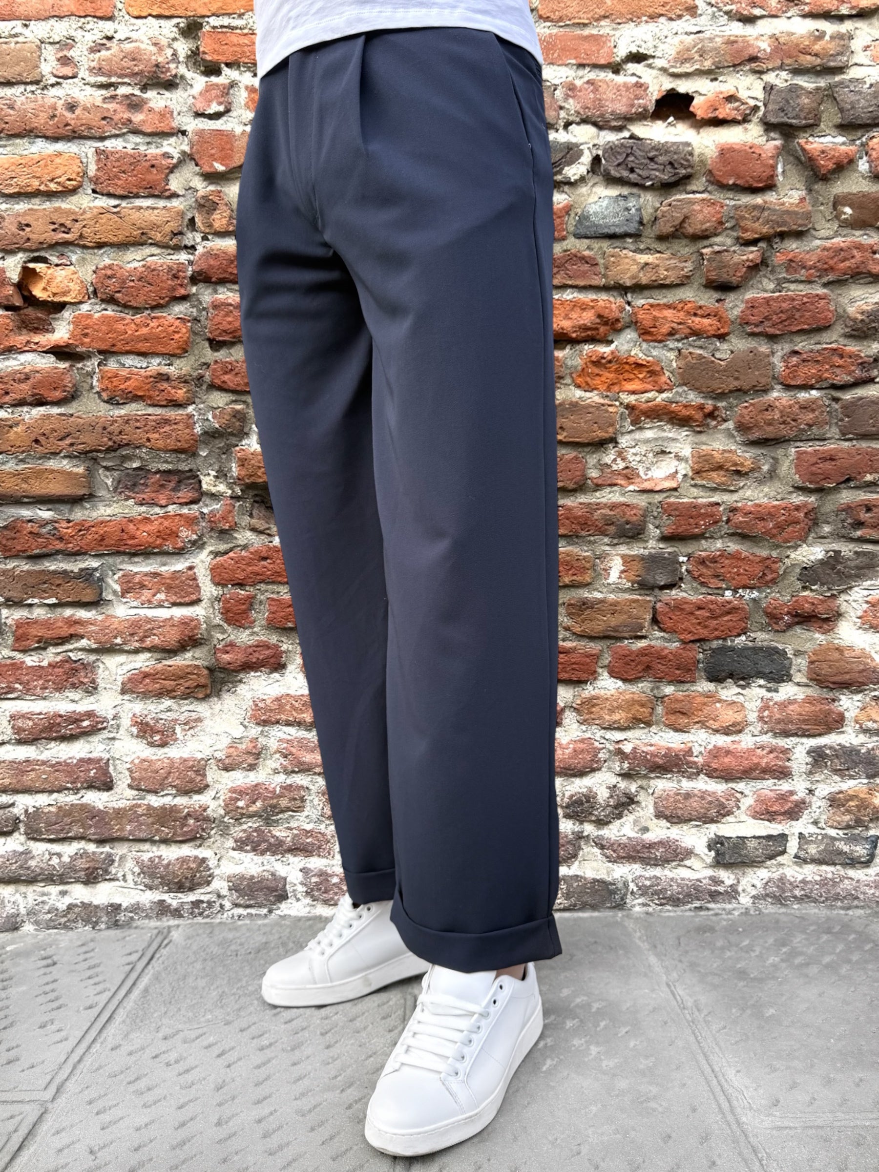 Pantalone Block Eleven Japan Blu 255 (11877957402964)