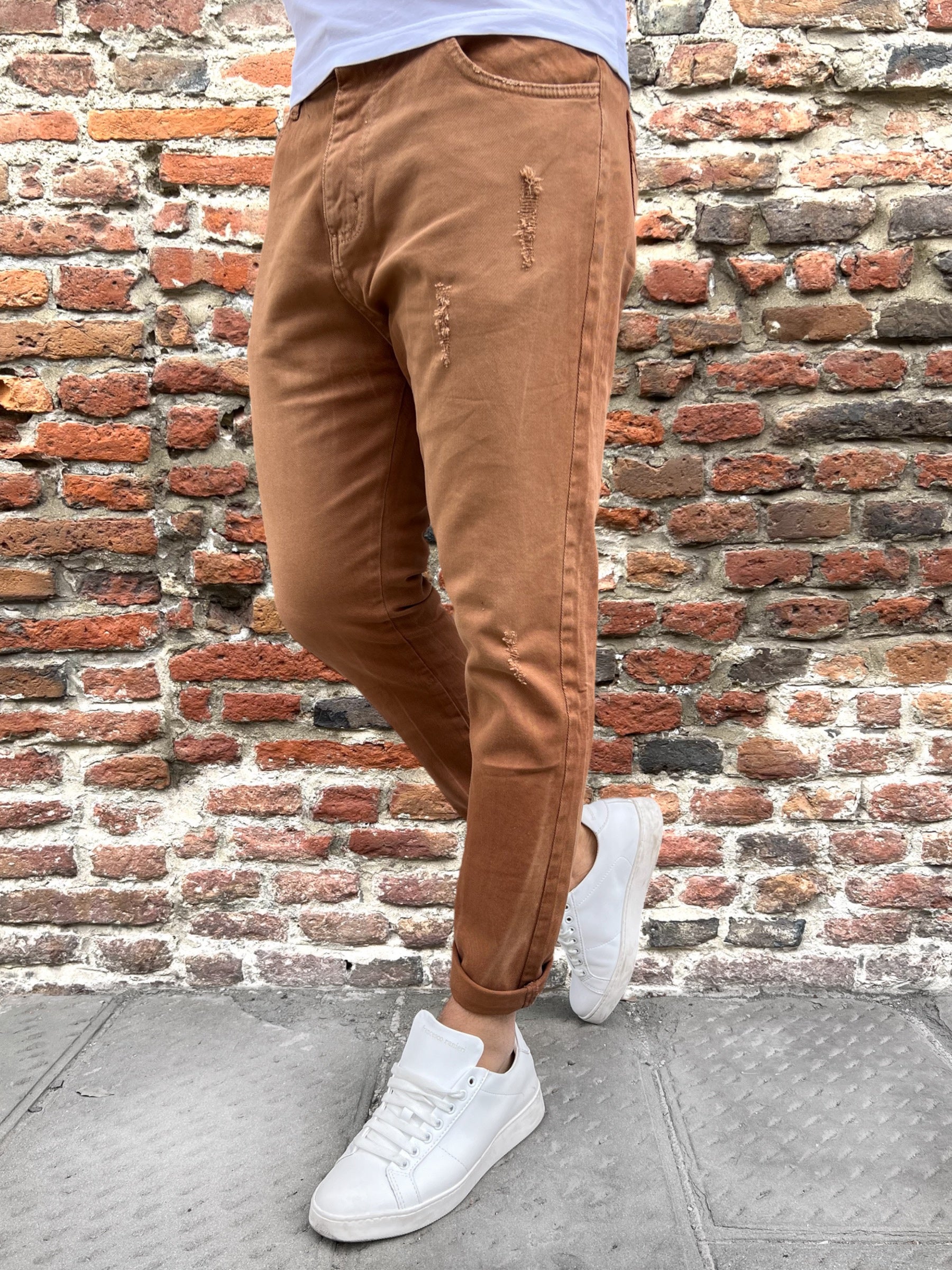 Pantalone Over-D Tabacco P18 (9745226596692)