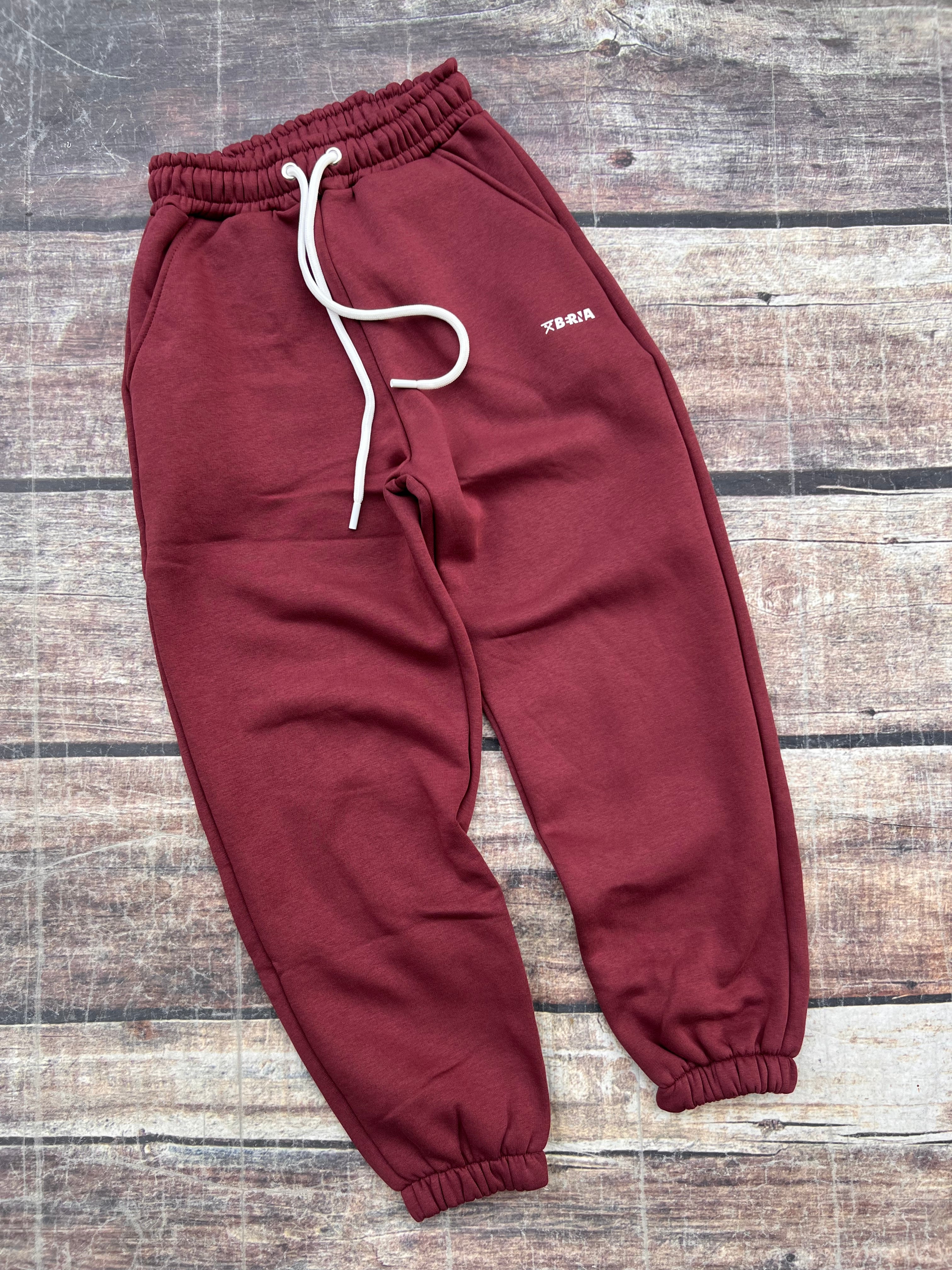 Pantalone Berna Felpa Bordeaux (9714058199380)