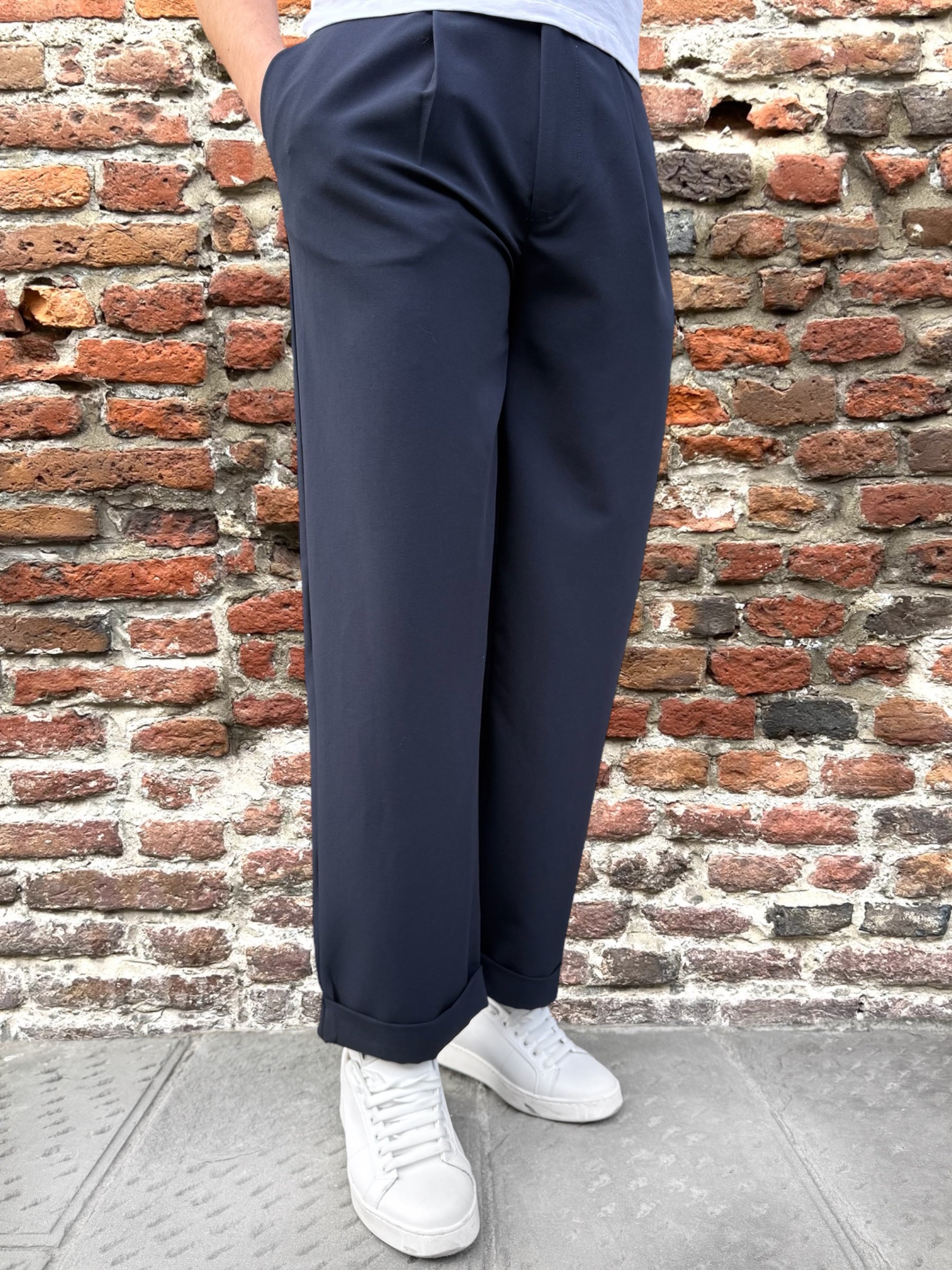 Pantalone Block Eleven Japan Blu 255 (11877957402964)