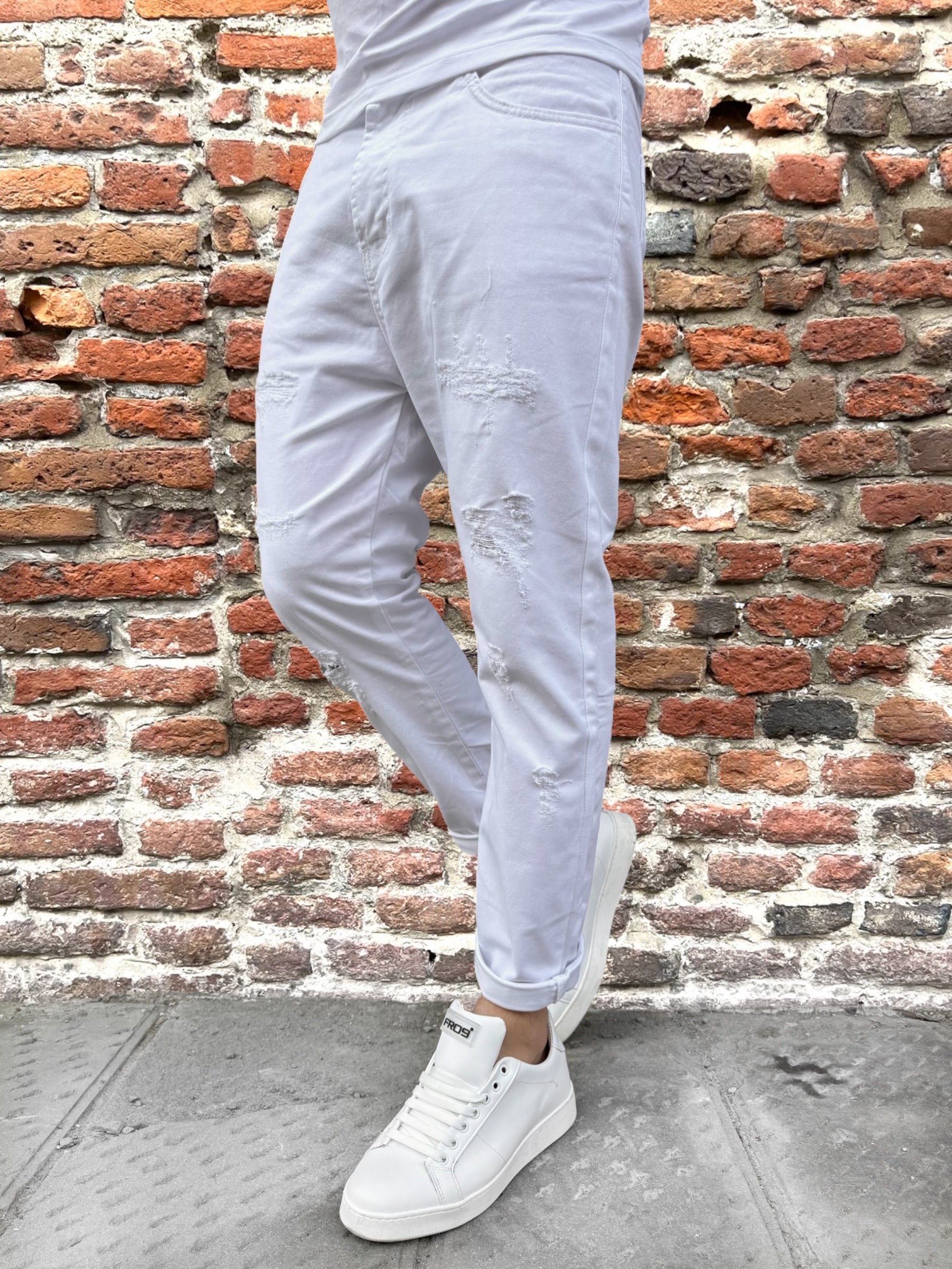 Pantalone Over-d Bianco P17 (11839580668244)