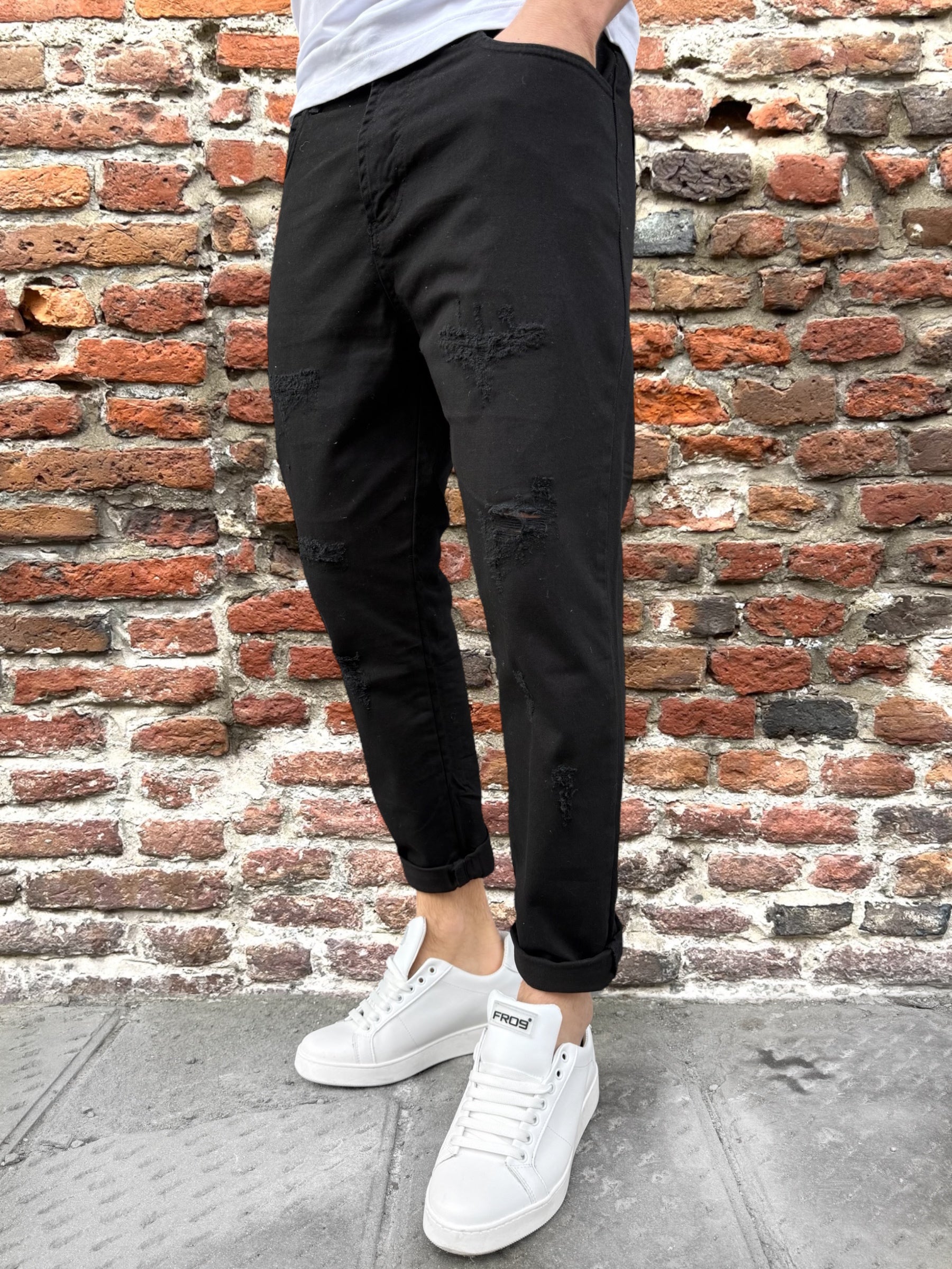 Pantalone Over-d Nero P17 (11839581815124)