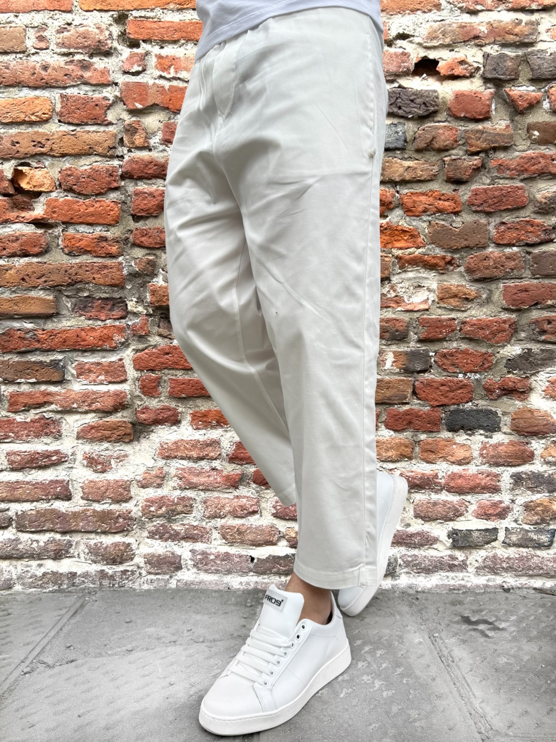 Pantalone Why Not Brand Shibuya Panna PL69 (11841302462804)