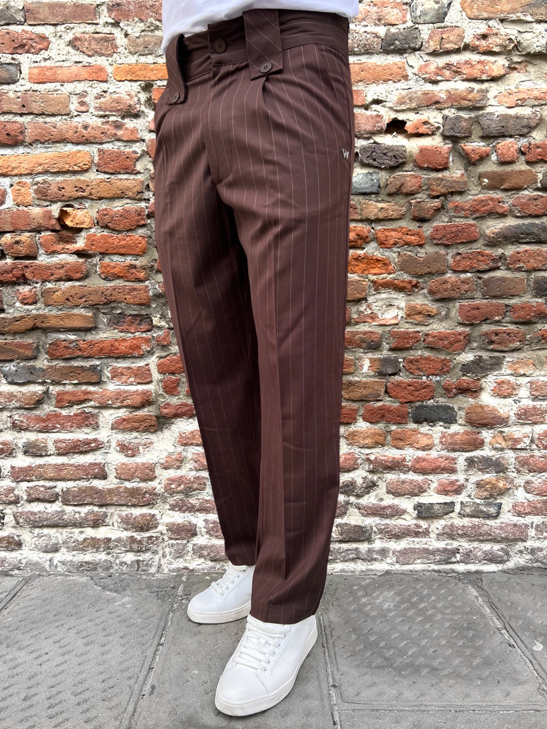 Pantalone Why Not Brand Gessato Moro Propose (9763003924820)