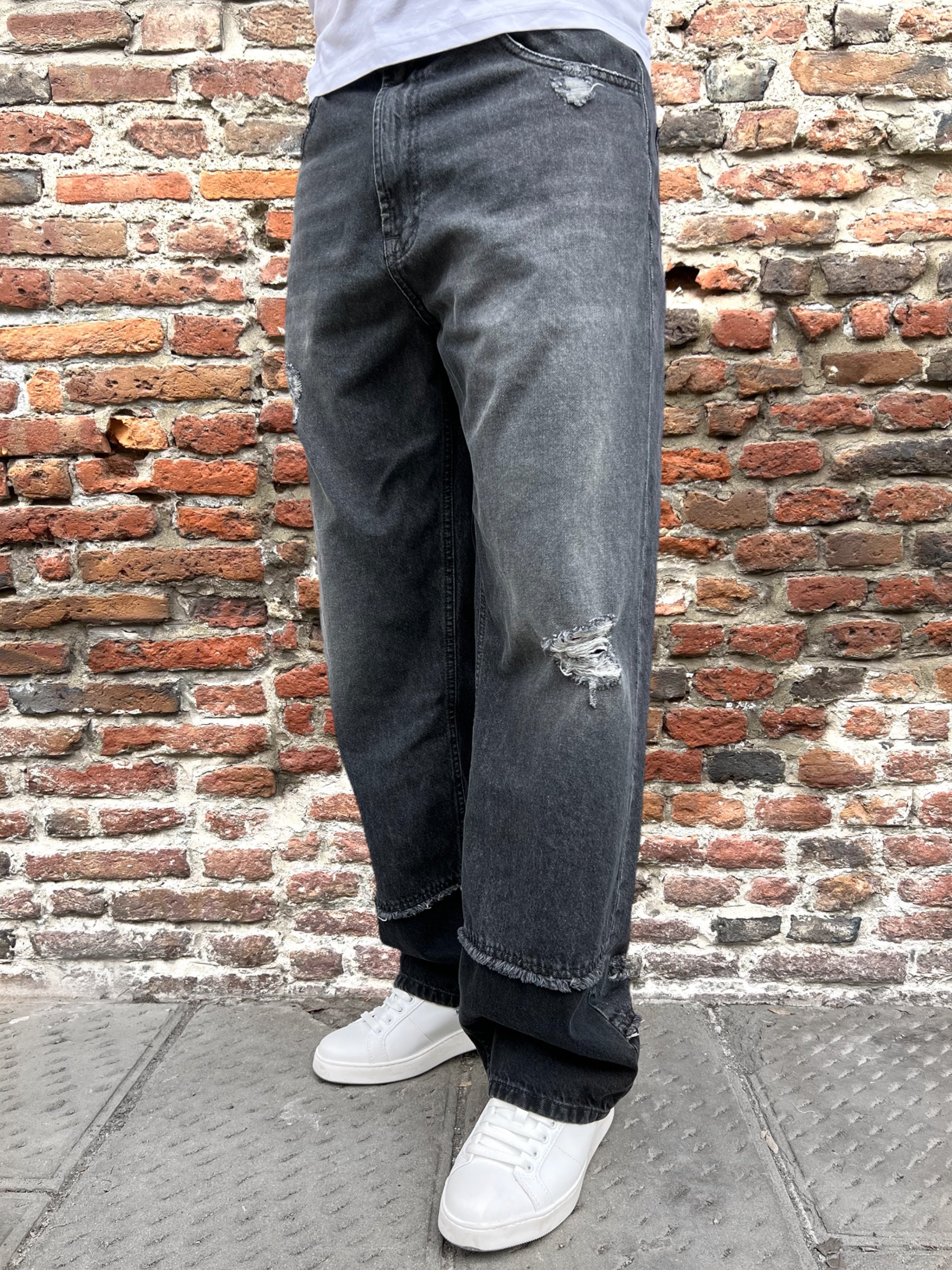 Jeans Imperial Palazzo Rotture 5407 (9734204064084)