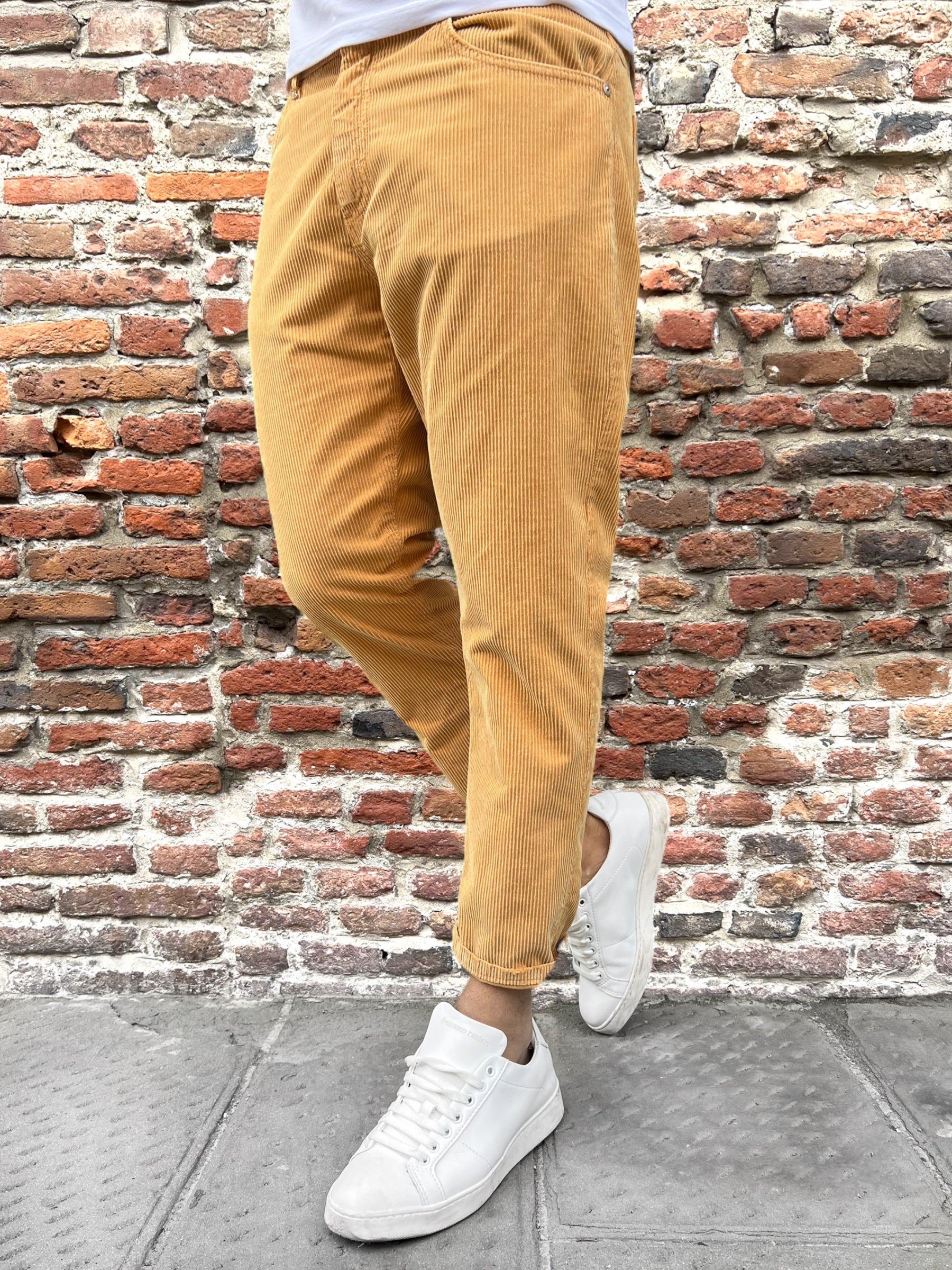 Pantalone Berna Velluto Carrot Mou (9773714309460)