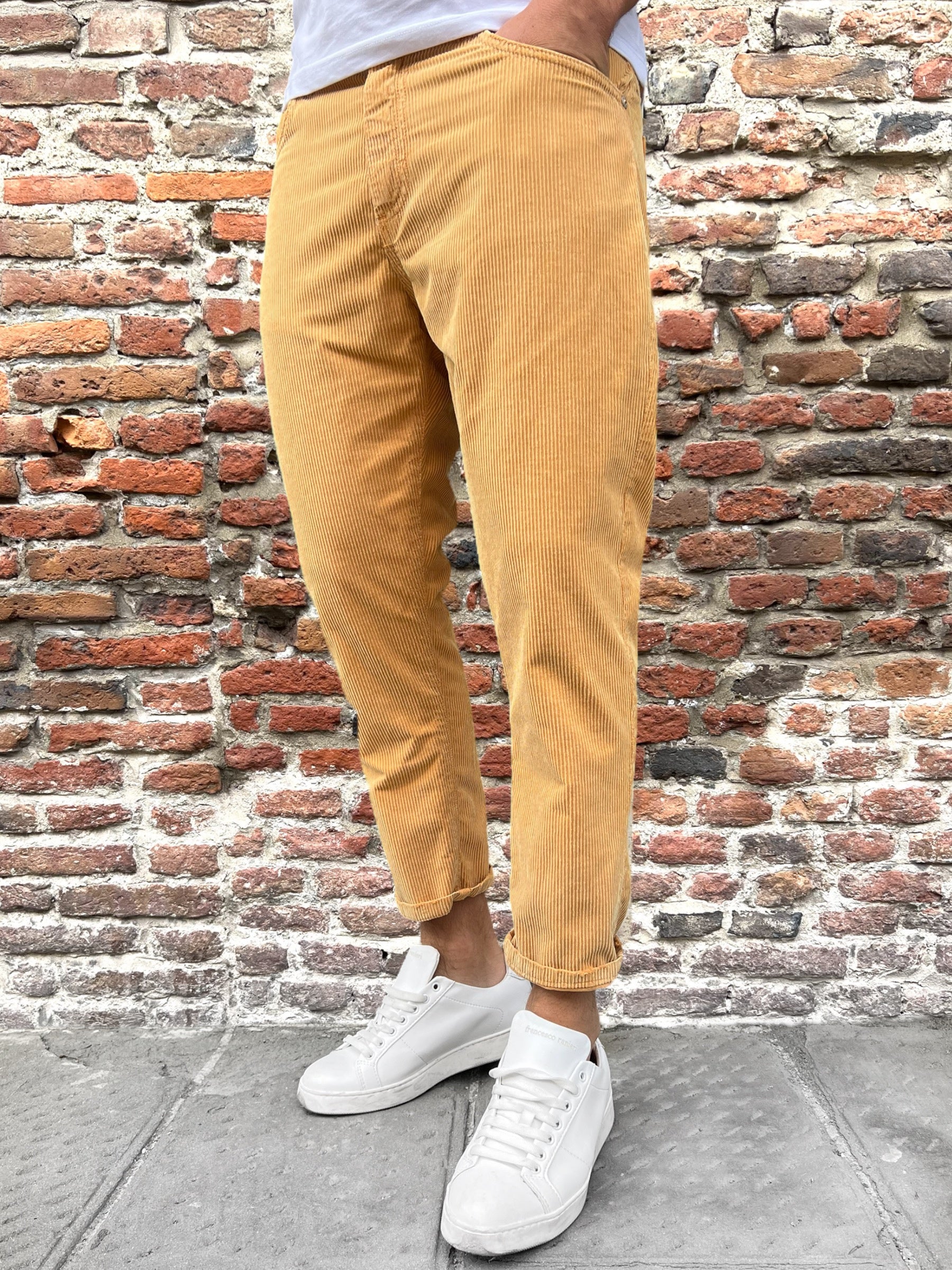 Pantalone Berna Velluto Carrot Mou (9773714309460)