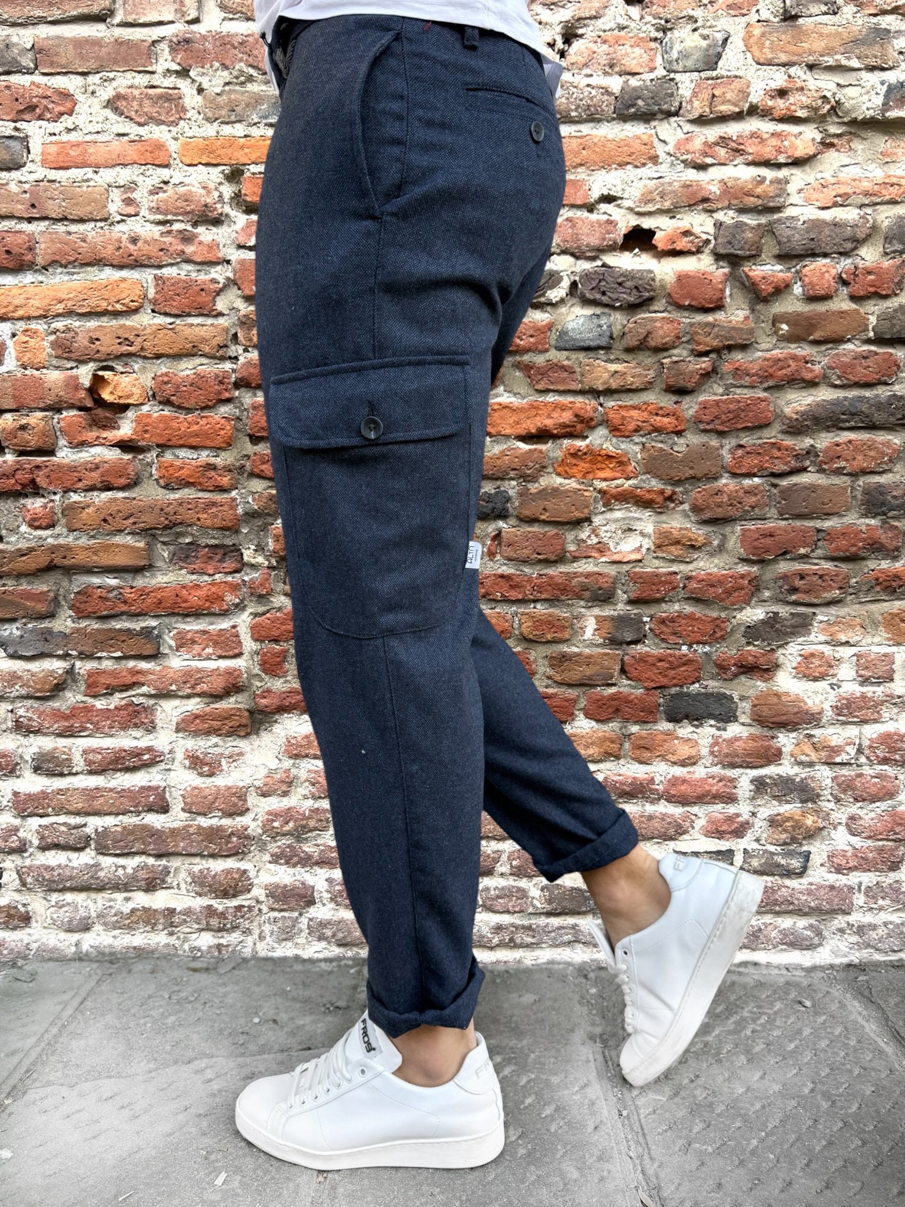 Pantalone Alta Tensione Festa Cargo Blu 2537 (9803965759828)