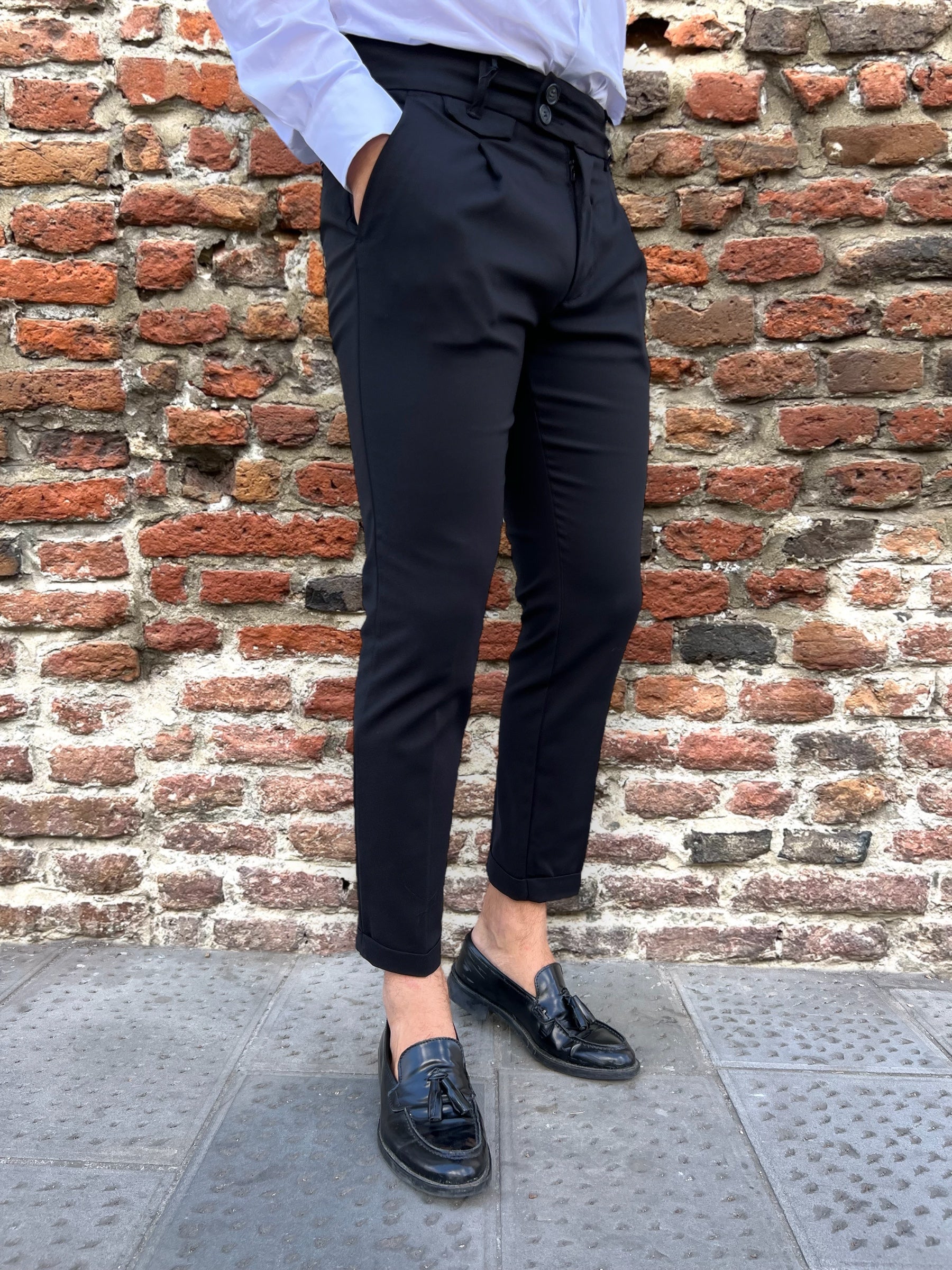 Pantalone Gianni Lupo 21689 Nero (8552732590420)