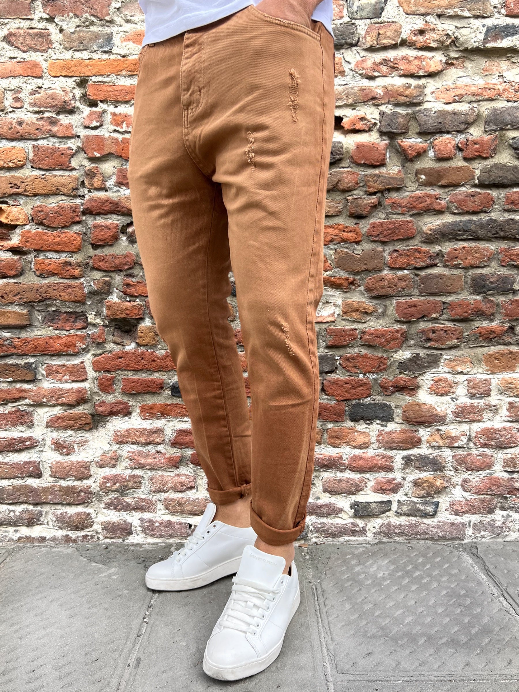 Pantalone Over-D Tabacco P18 (9745226596692)