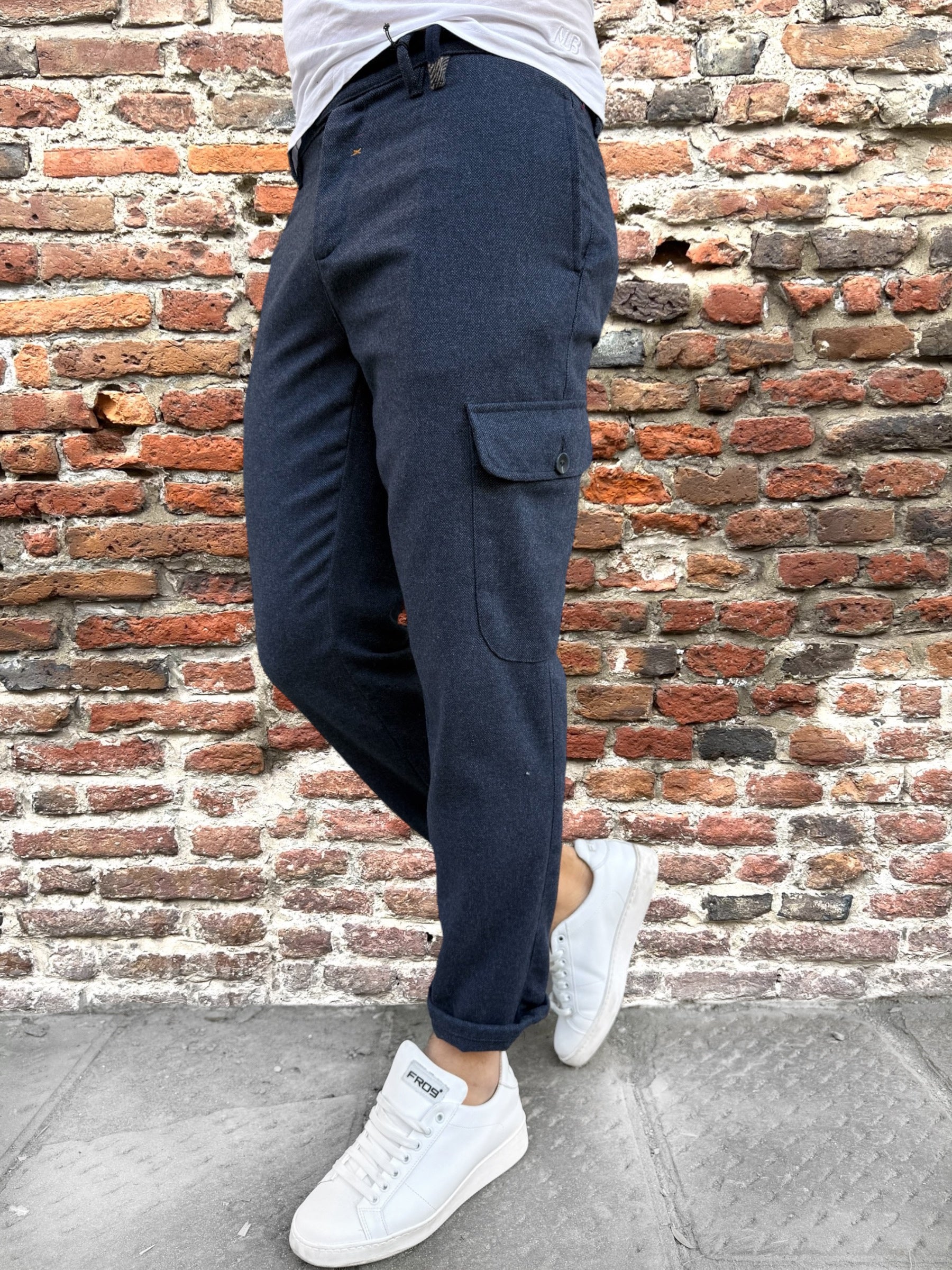 Pantalone Alta Tensione Festa Cargo Blu 2537 (9803965759828)