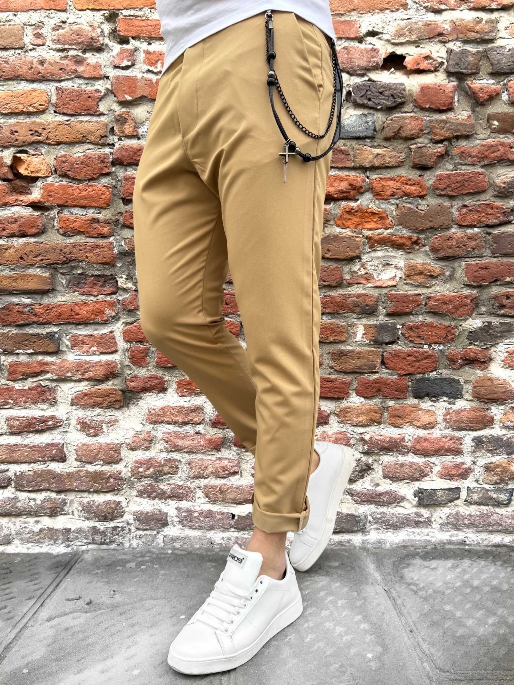 Pantalaccio Over-D Tapered Fit Cammello P60 (11882267541844)