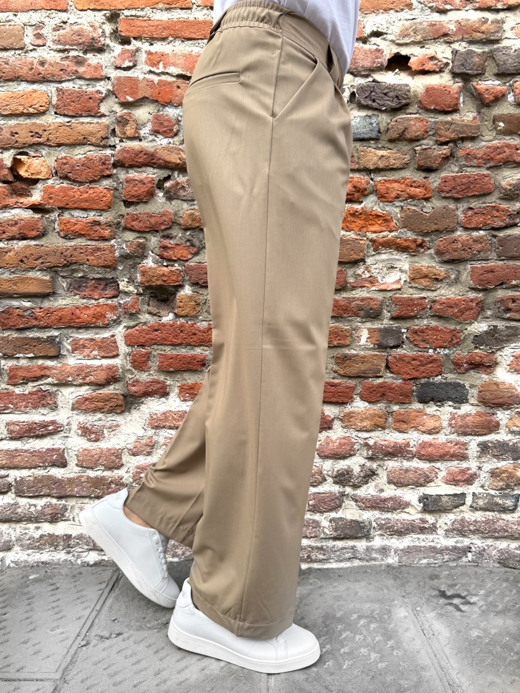 Pantalone Njb Palazzo Beige Dany (11839644139860)